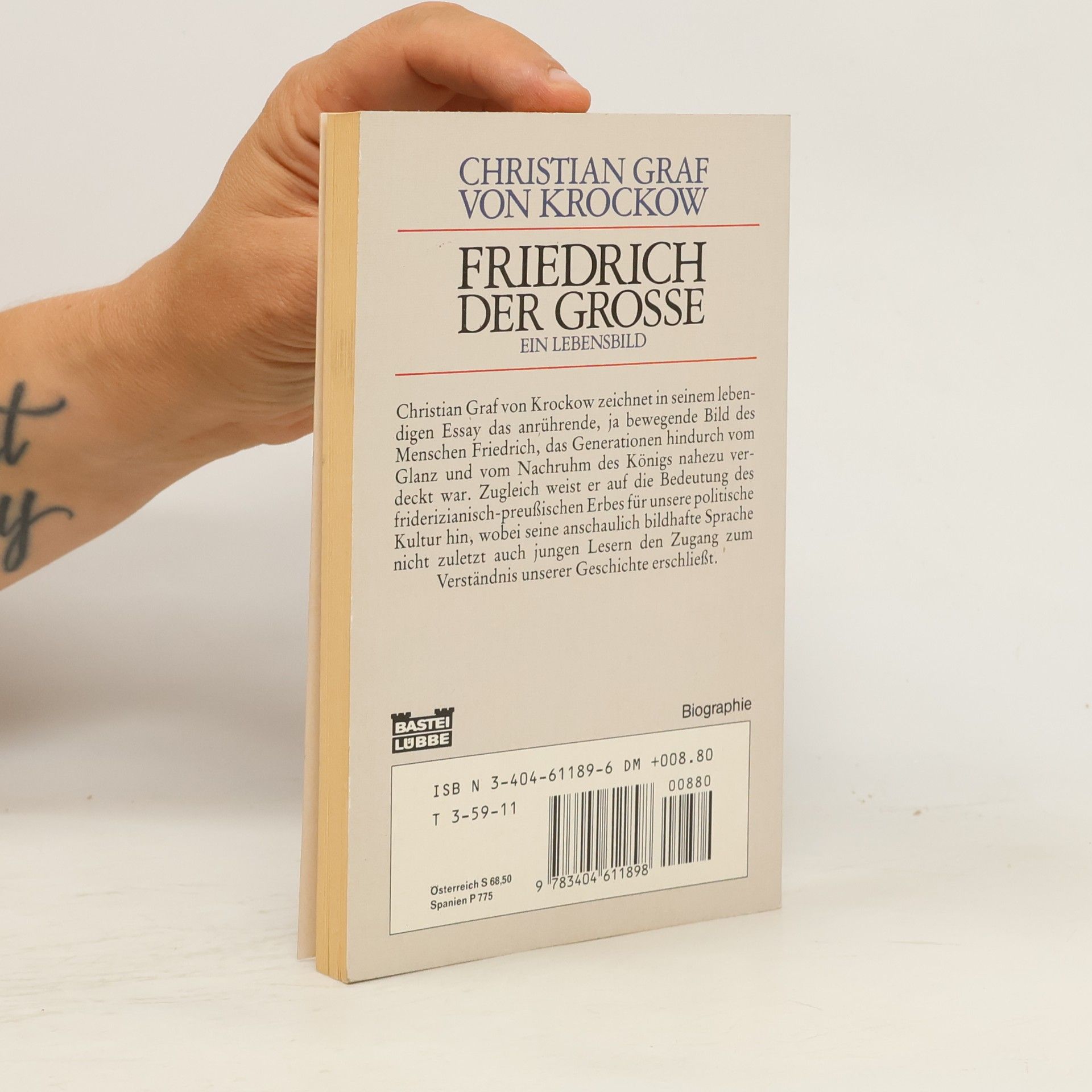 Christian Graf von Krockow Friedrich der Grosse