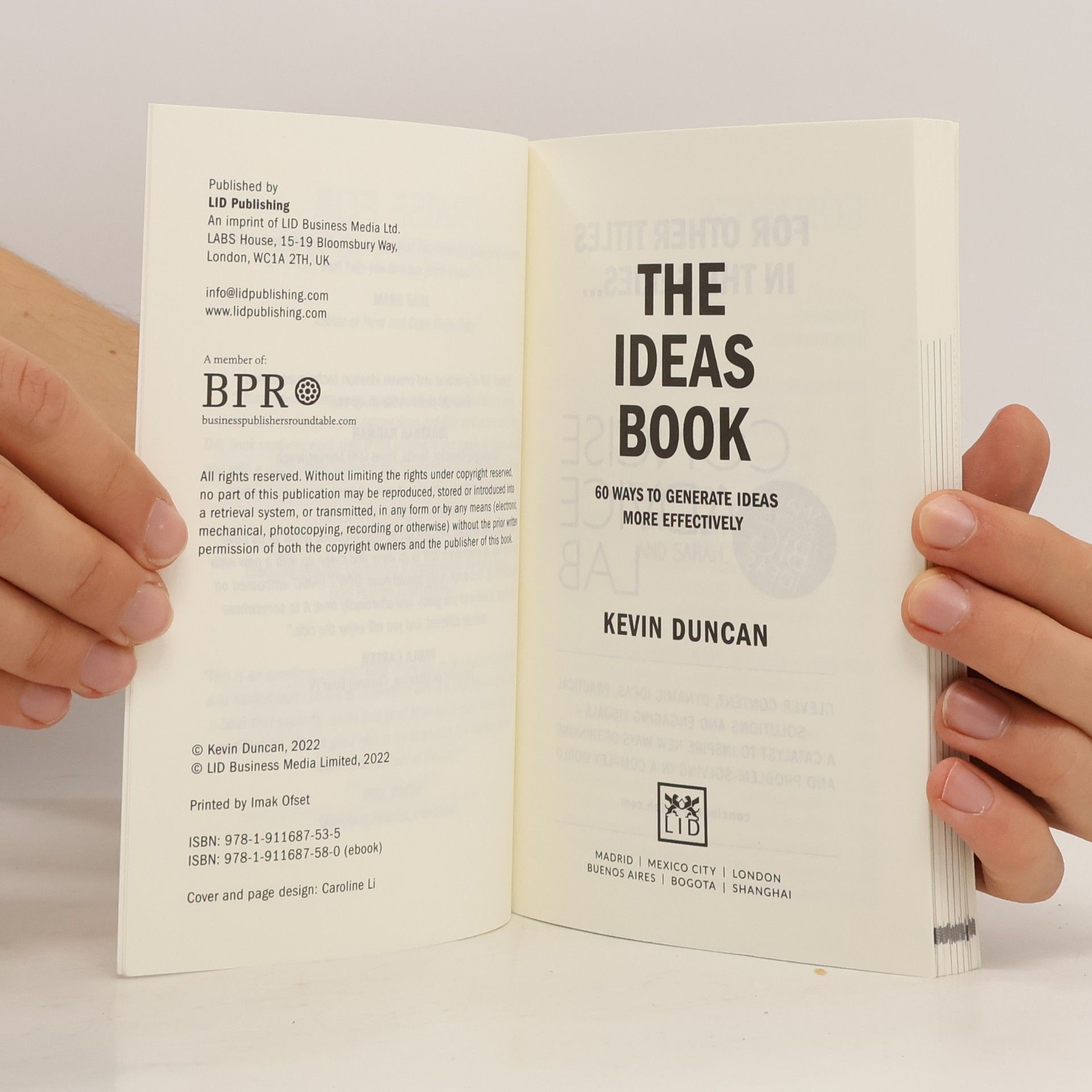 Kevin Duncan Concise Advice: The Ideas Book