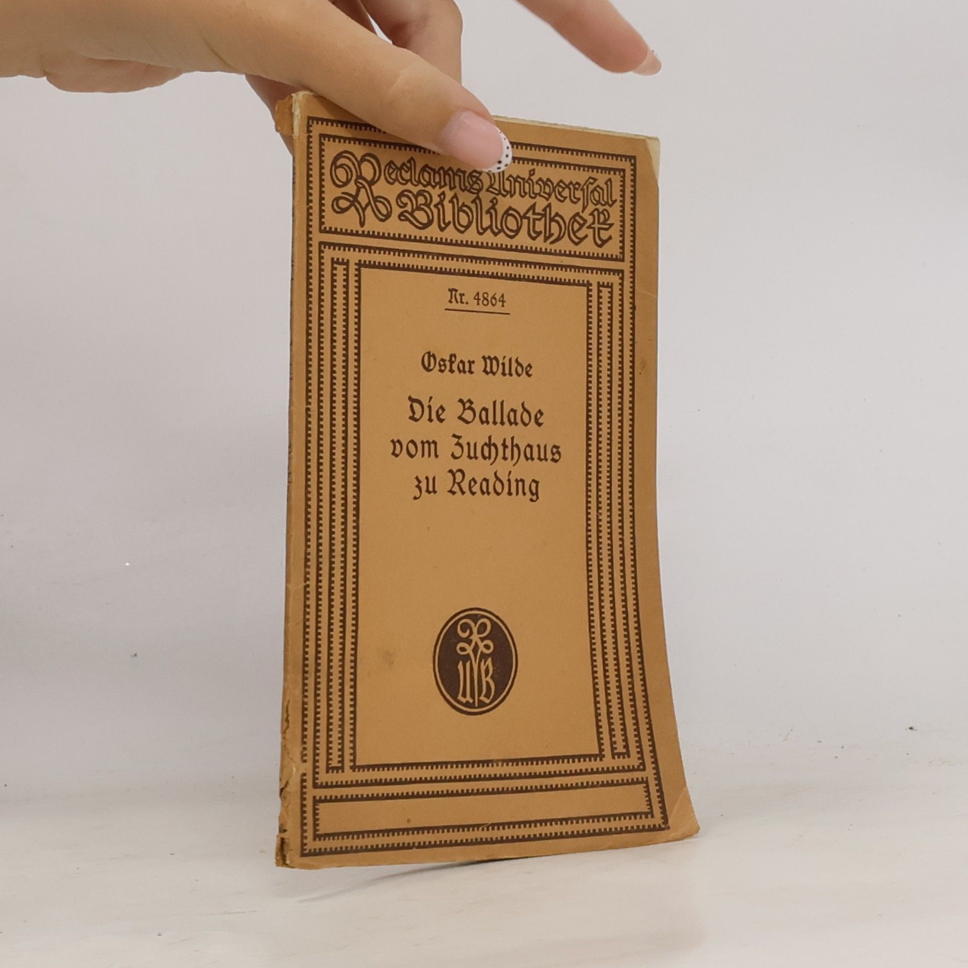 Wilde Oskar Die Ballade vom Zuchthaus zu Reading
