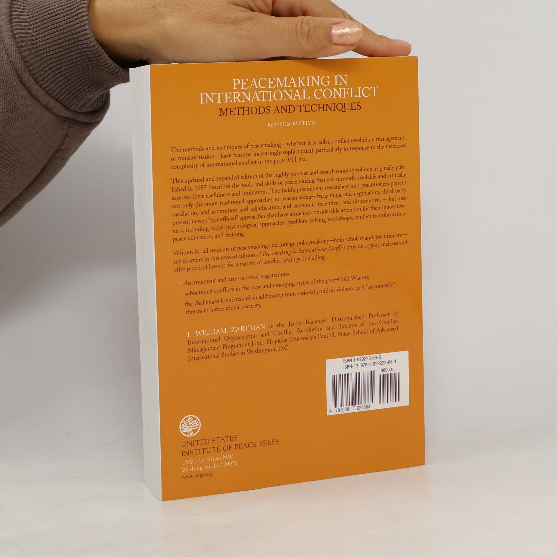 Pamela Aall Peacemaking in International Conflict