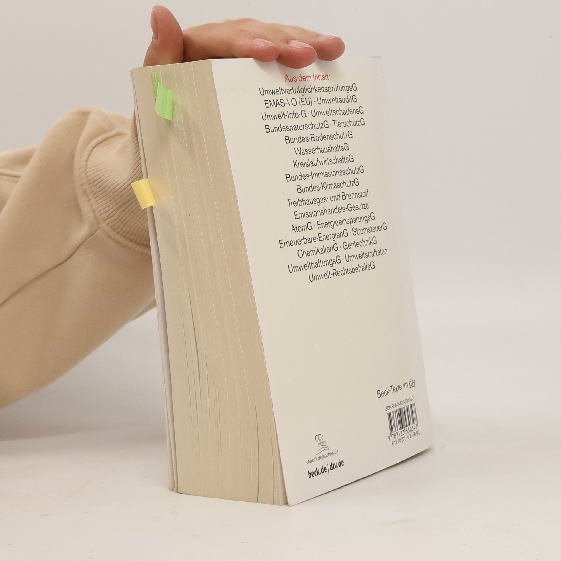 Beck-Texte im dtv: Umweltrecht