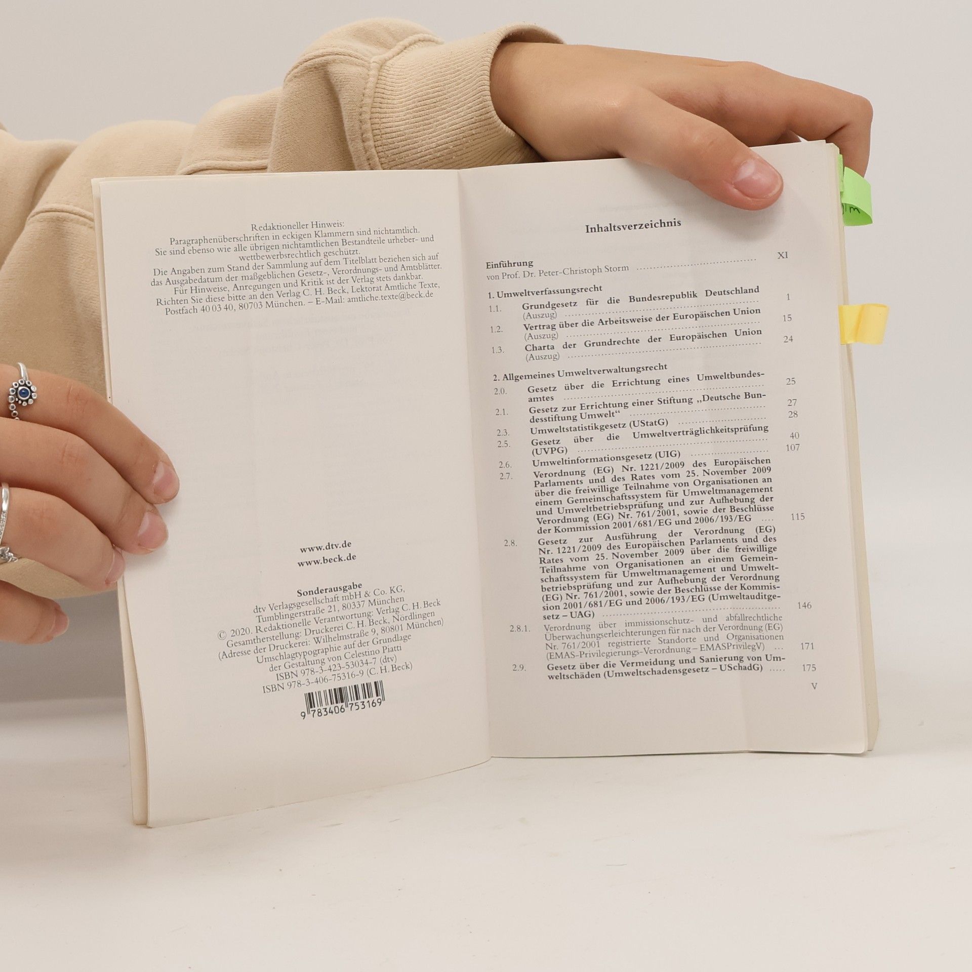 Beck-Texte im dtv: Umweltrecht