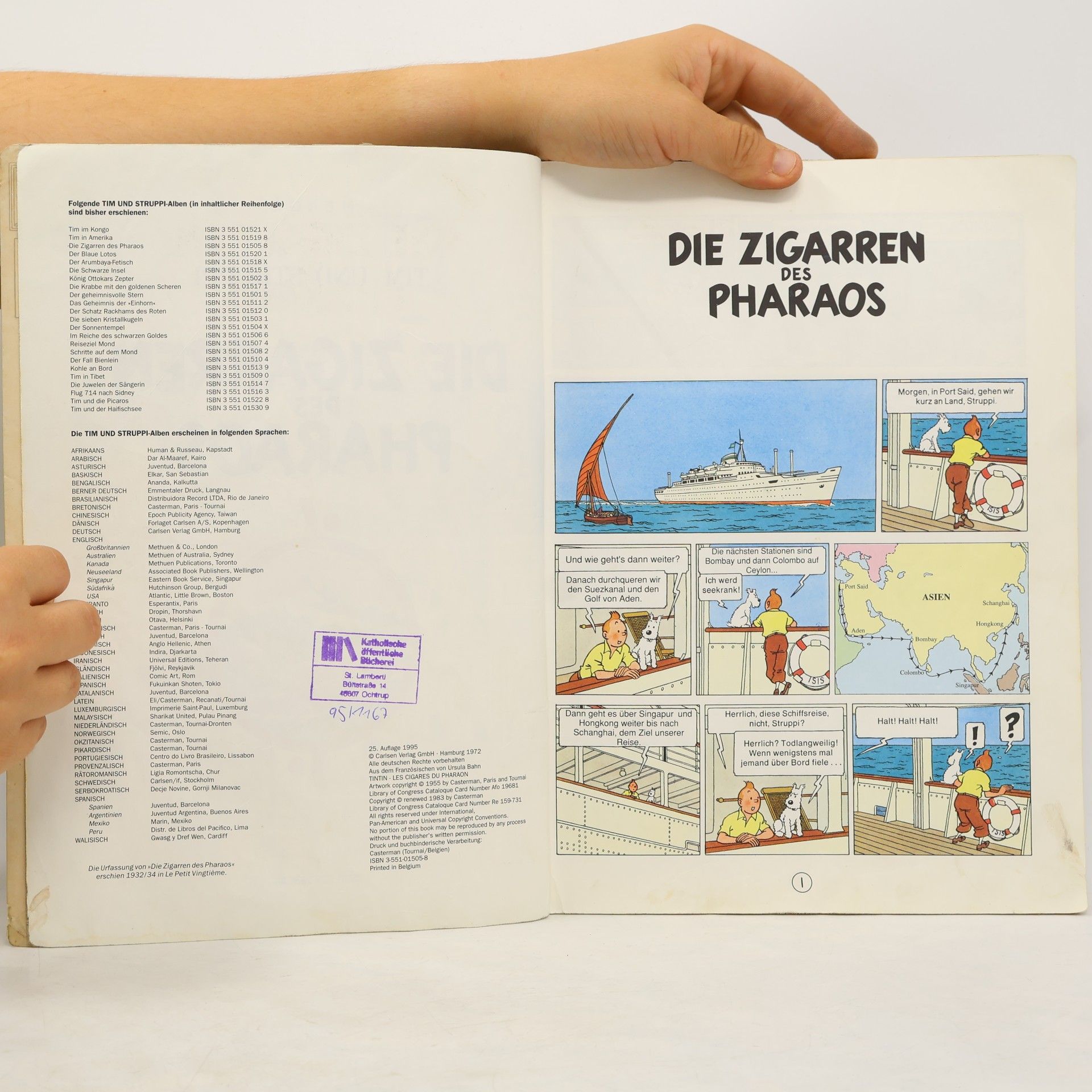 Hergé Tim und Struppi. Die Zigarren des Pharaos