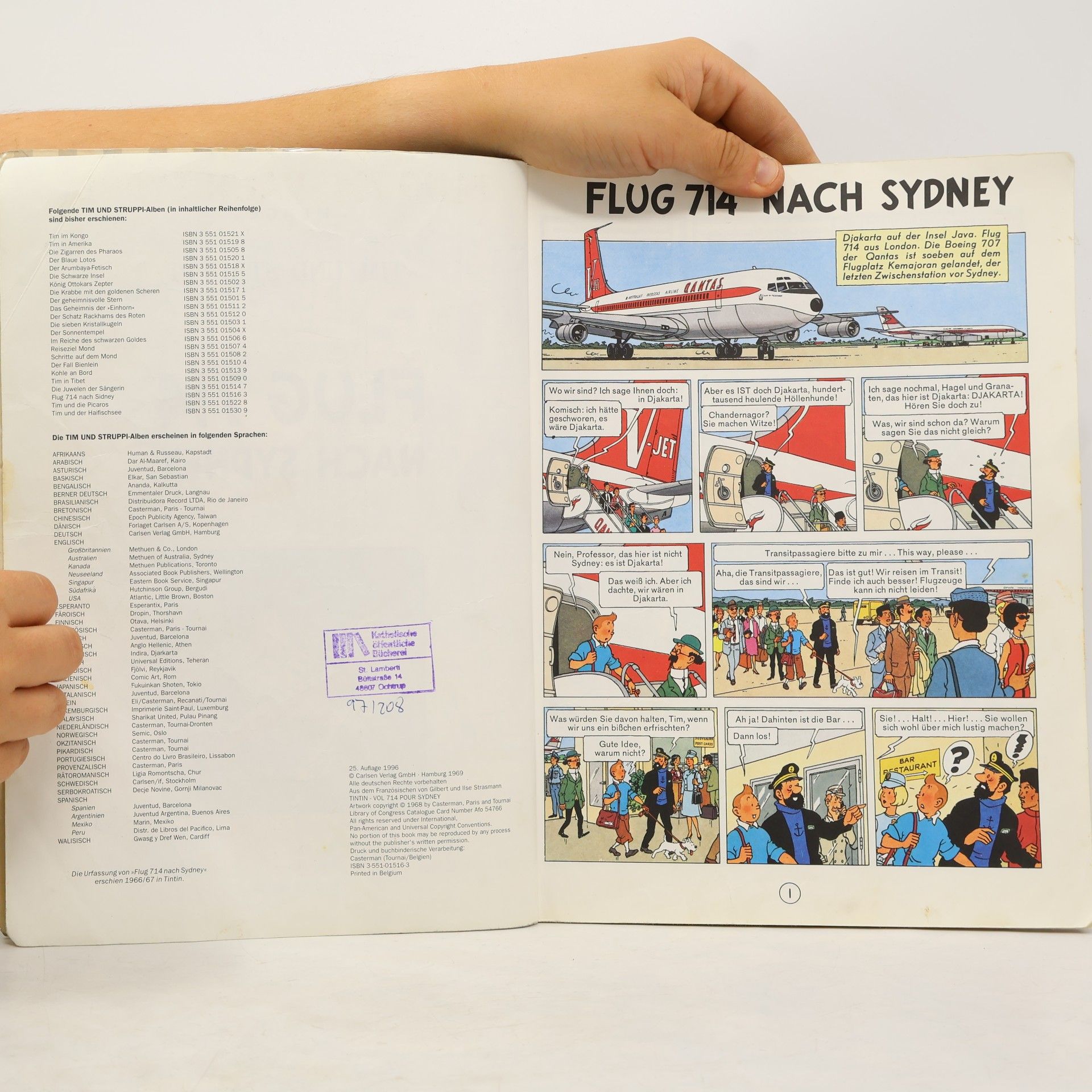 Hergé Tim und Struppi: Flug 714 nach Sydney
