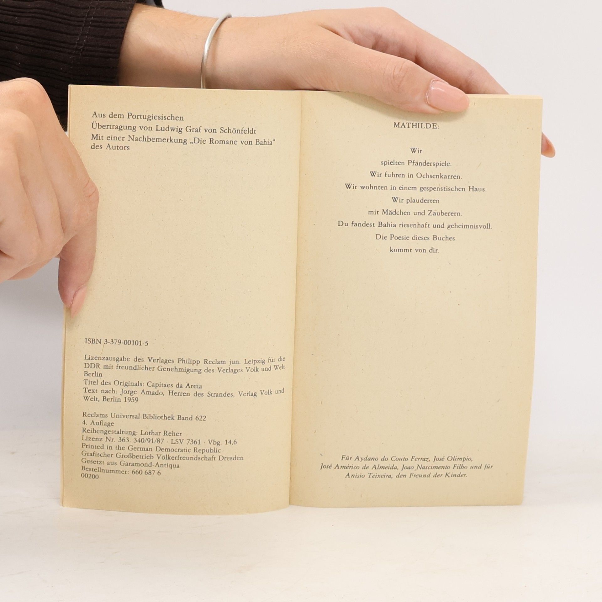 Jorge Amado Universal Bibliothek - 622: Herren des Strandes