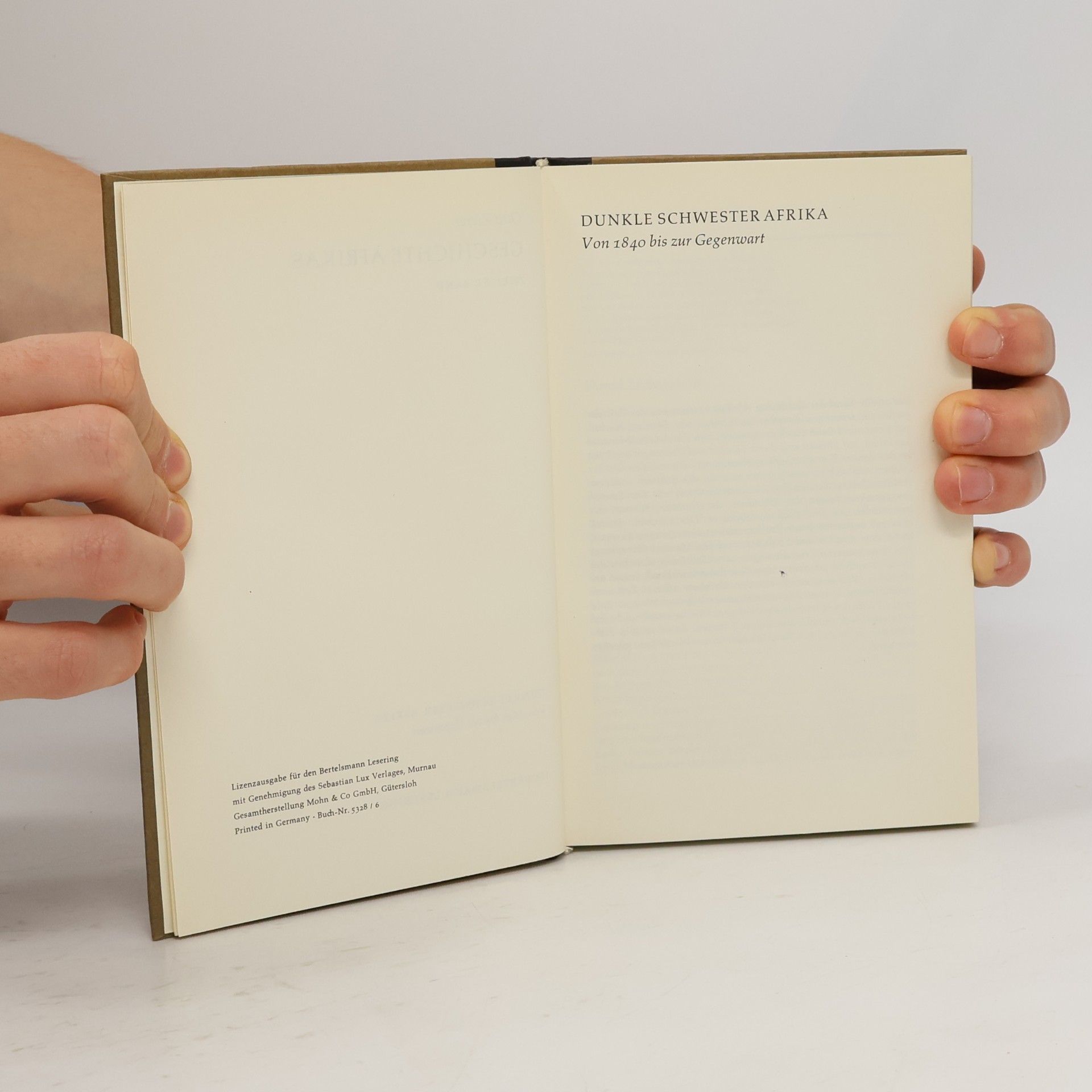 Otto Zierer Geschichte Afrikas 2. Weltgeschichte 28
