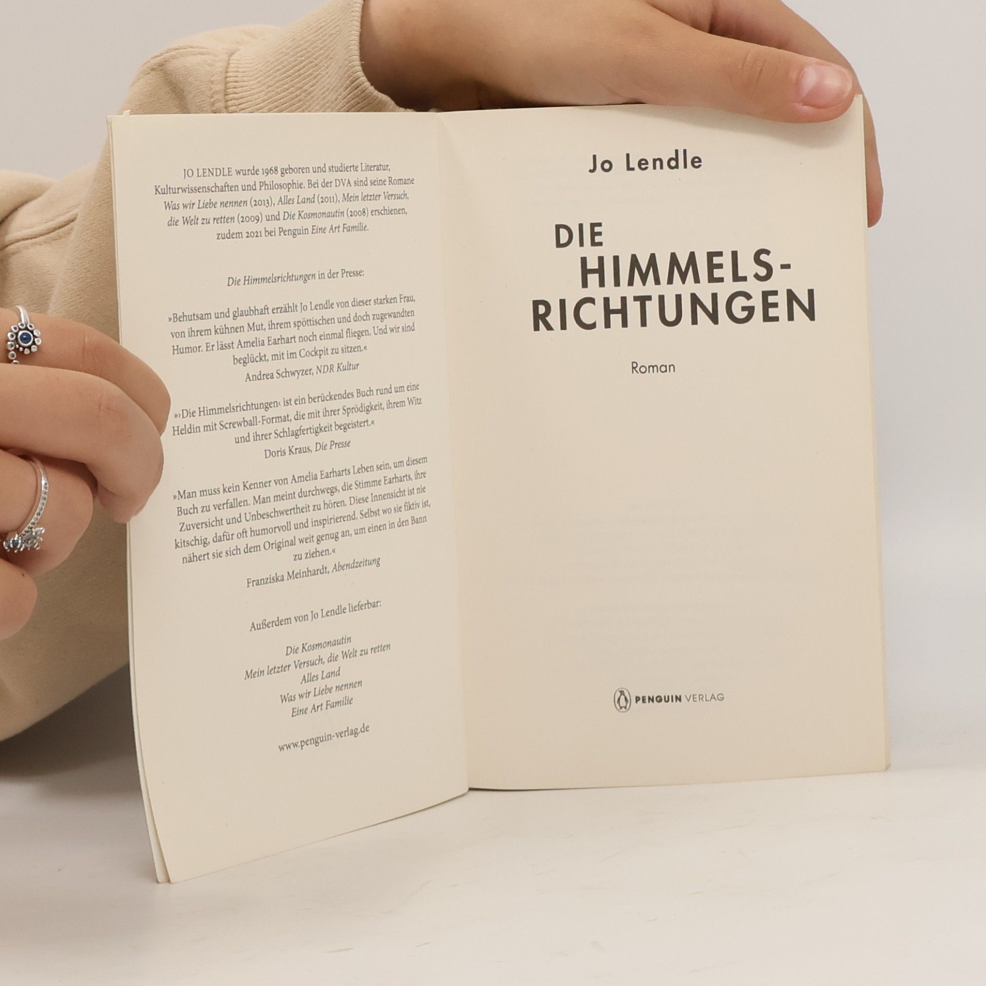Jo Lendle Die Himmelsrichtungen