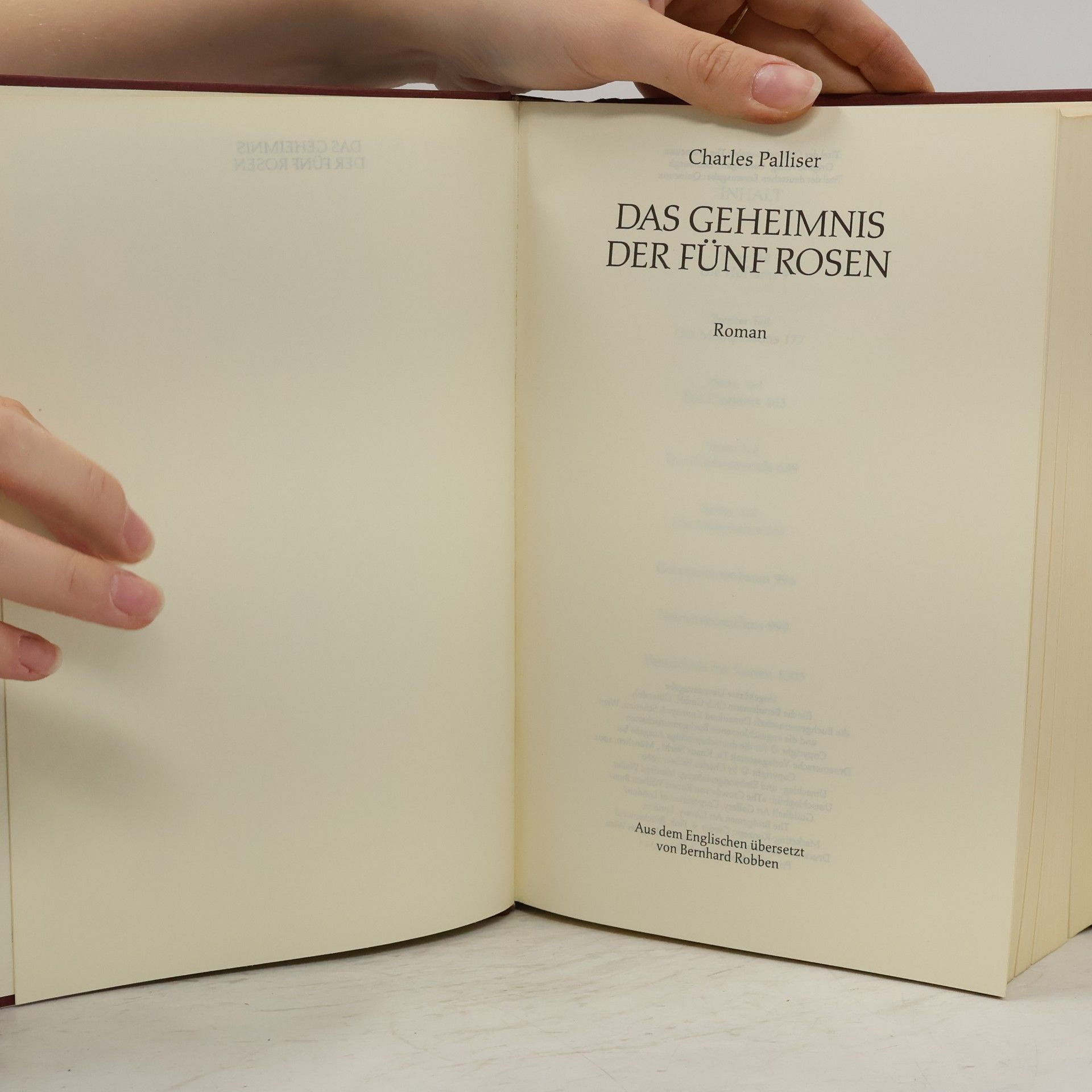 Charles Palliser Das Geheimnis der fünf Rosen