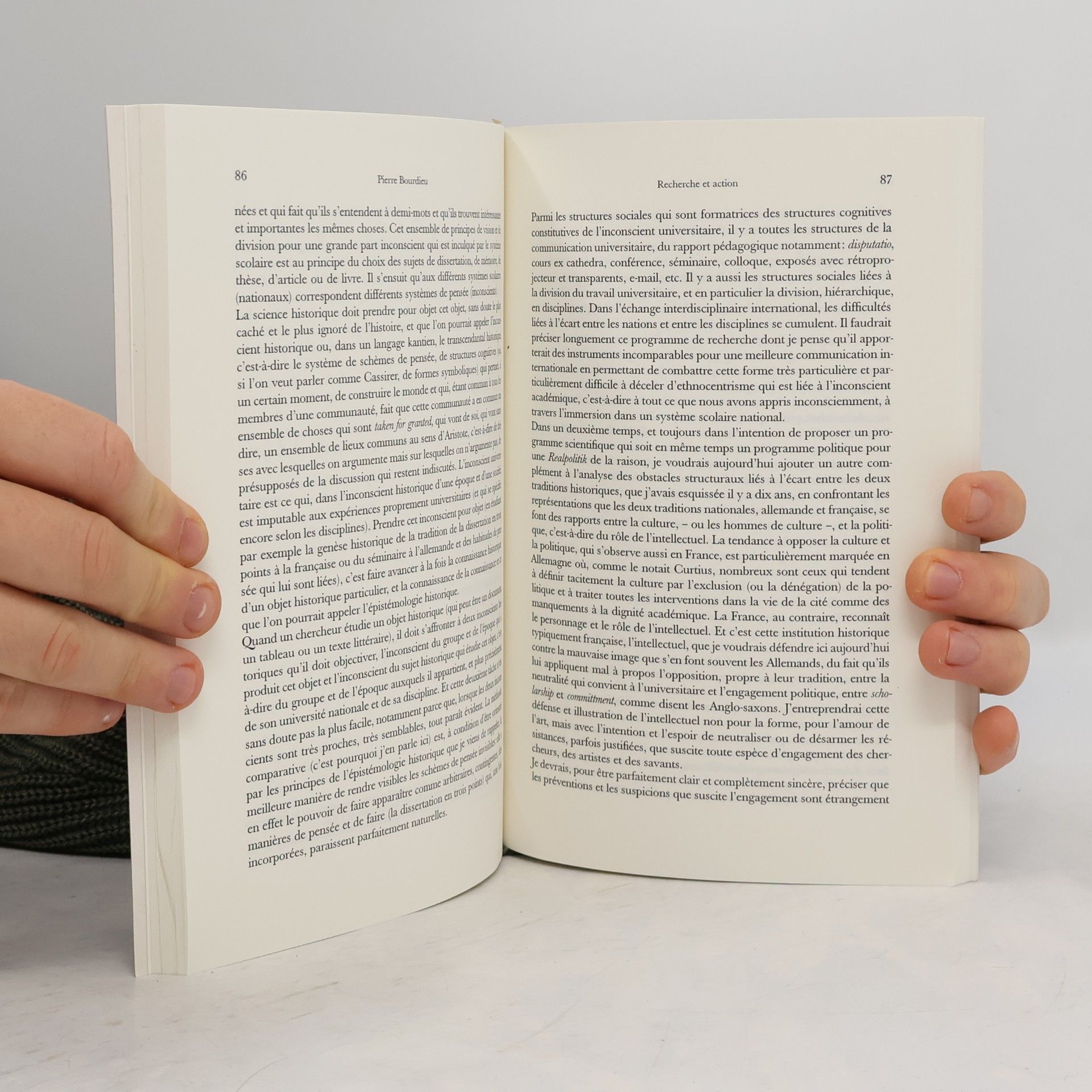 Pierre Bourdieu Forschen und Handeln / Recherche et Action