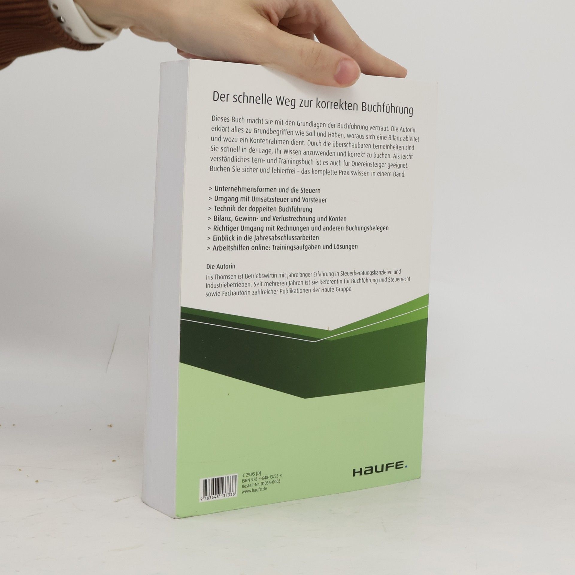 Iris Thomsen Buchführung Grundlagen - inkl. Arbeitshilfen online