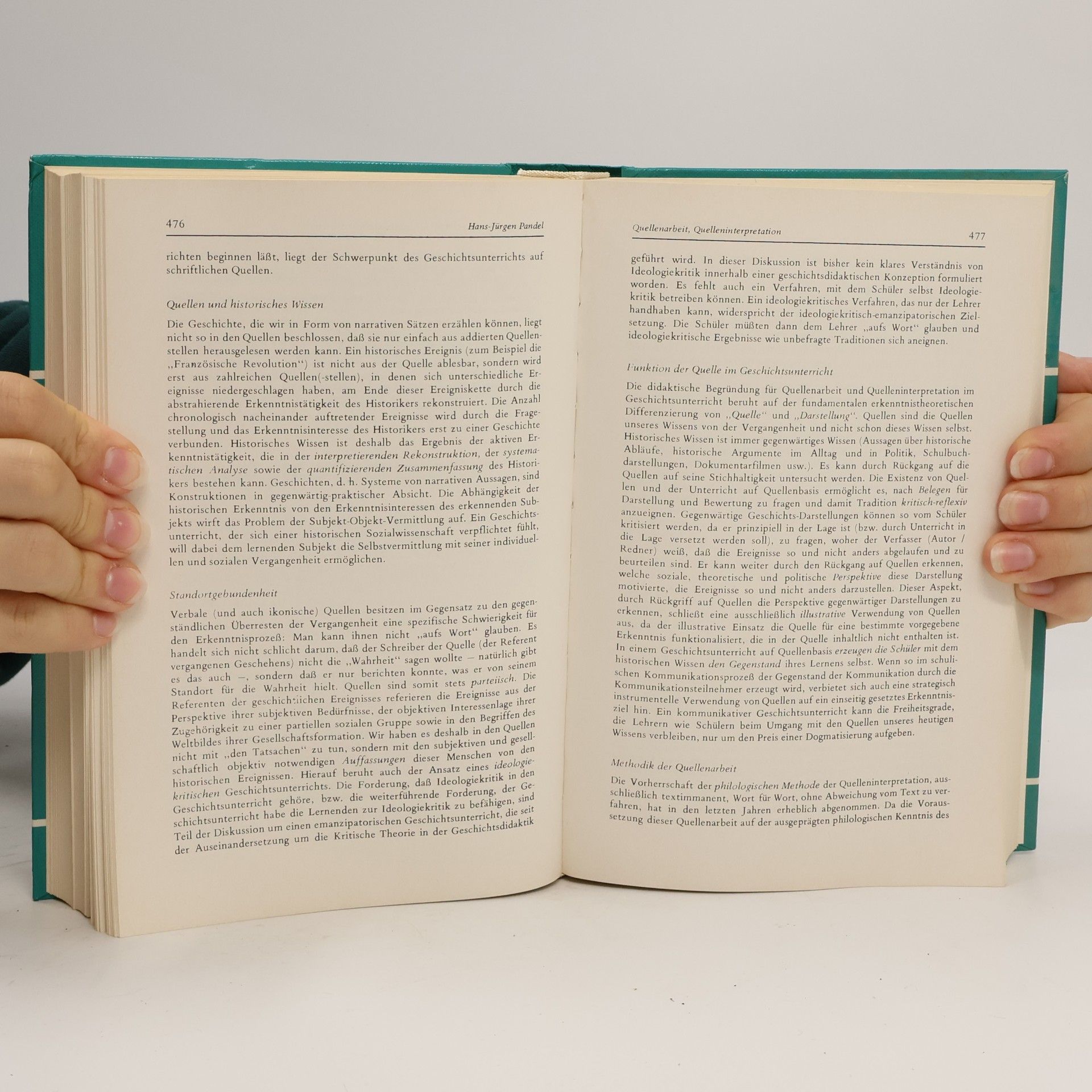 Klaus Bergmann Handbuch der Geschichtsdidaktik