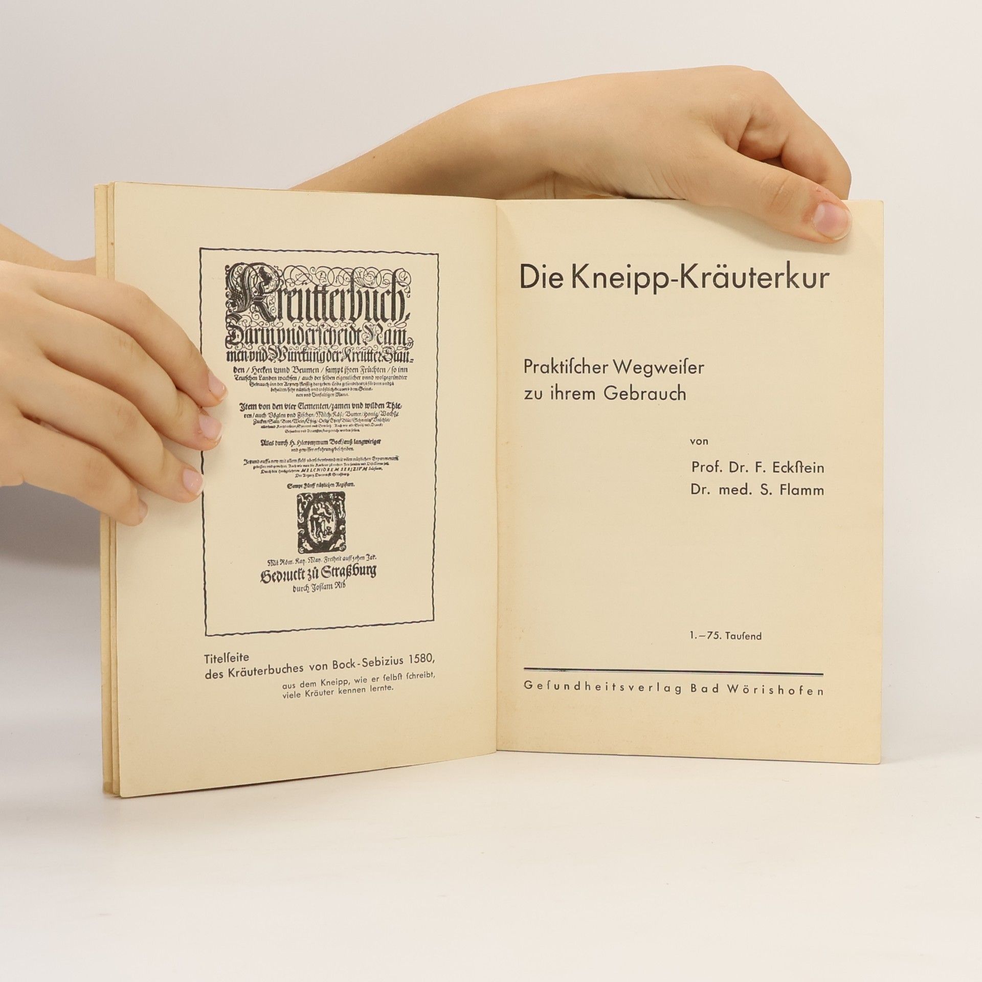 Prof. Dr. F. Eckſtein Die Kneipp Kräuterkur
