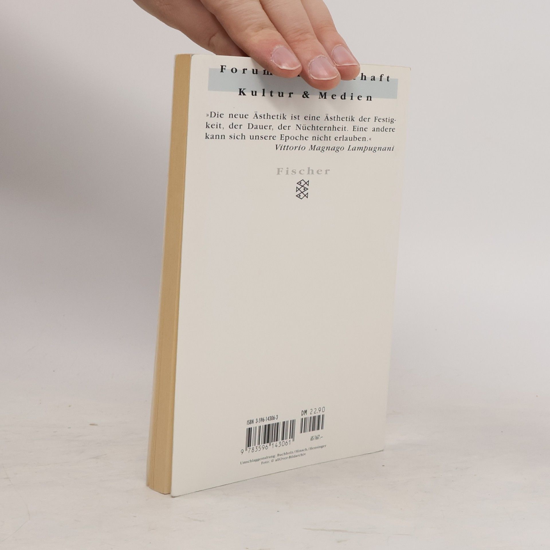 Vittorio Magnano Lampugnani Die Modernität des Dauerhaften. Essays zu Stadt, Architektur und Design.