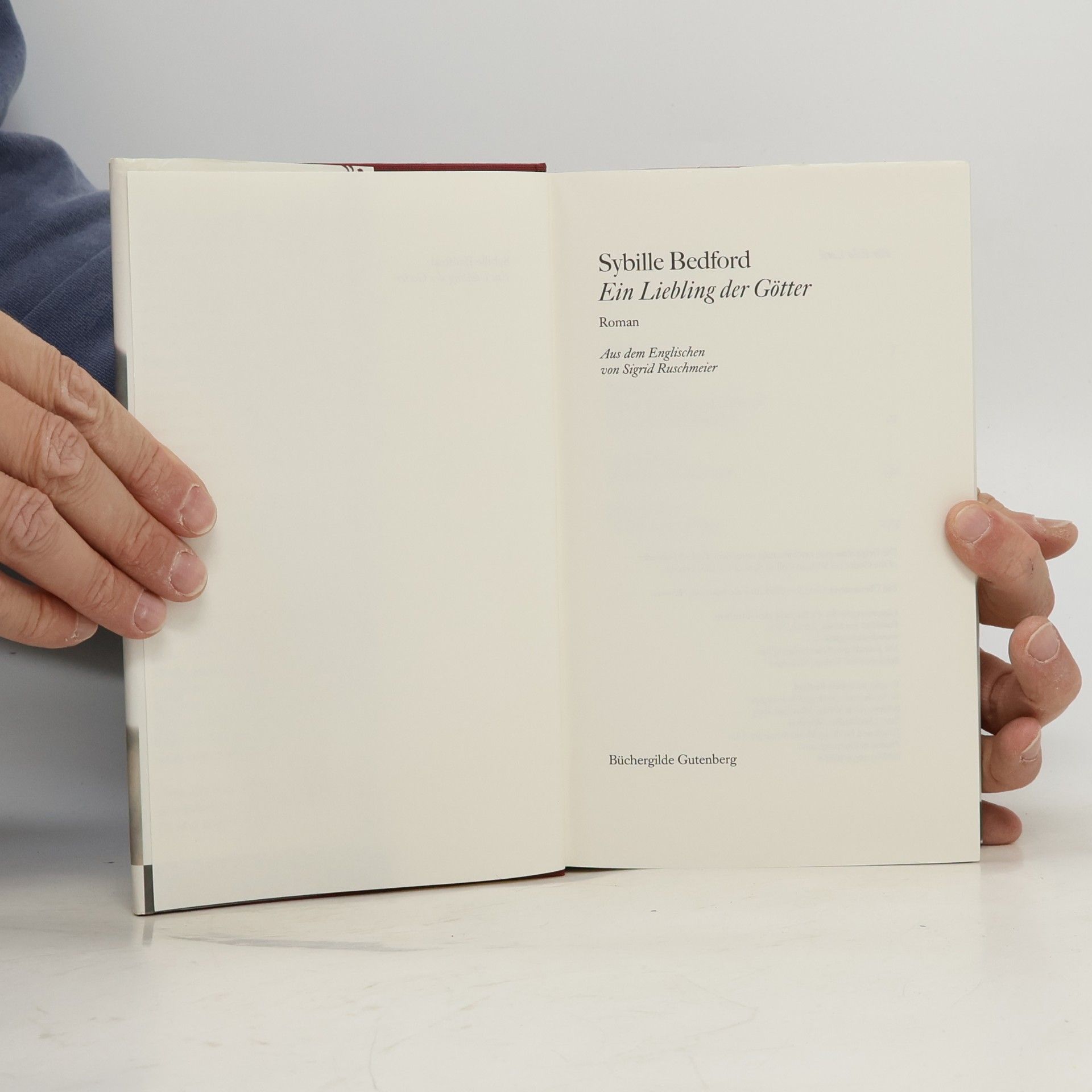 Sybille Bedford Ein Liebling der Götter