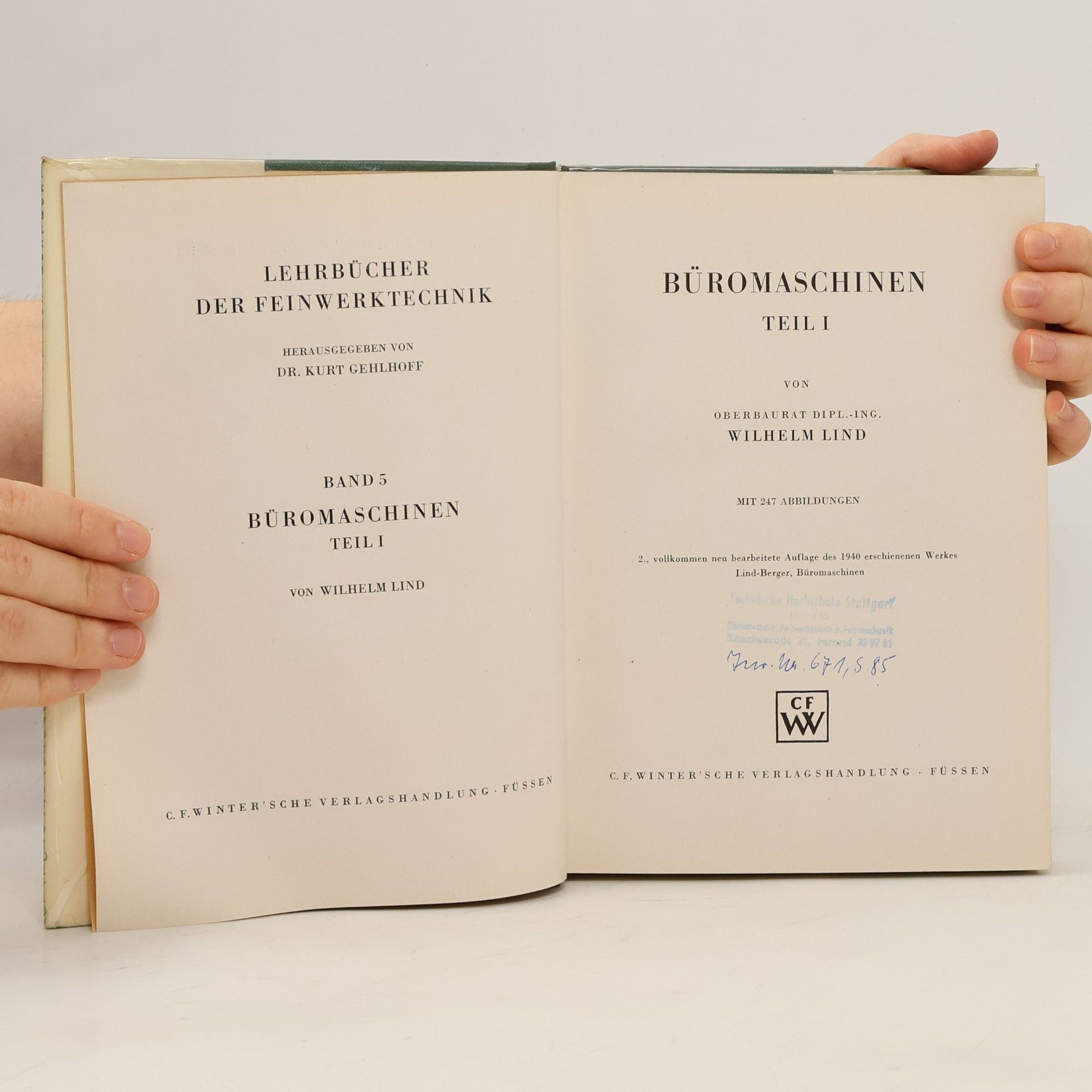 W. Linden Buromaschinen