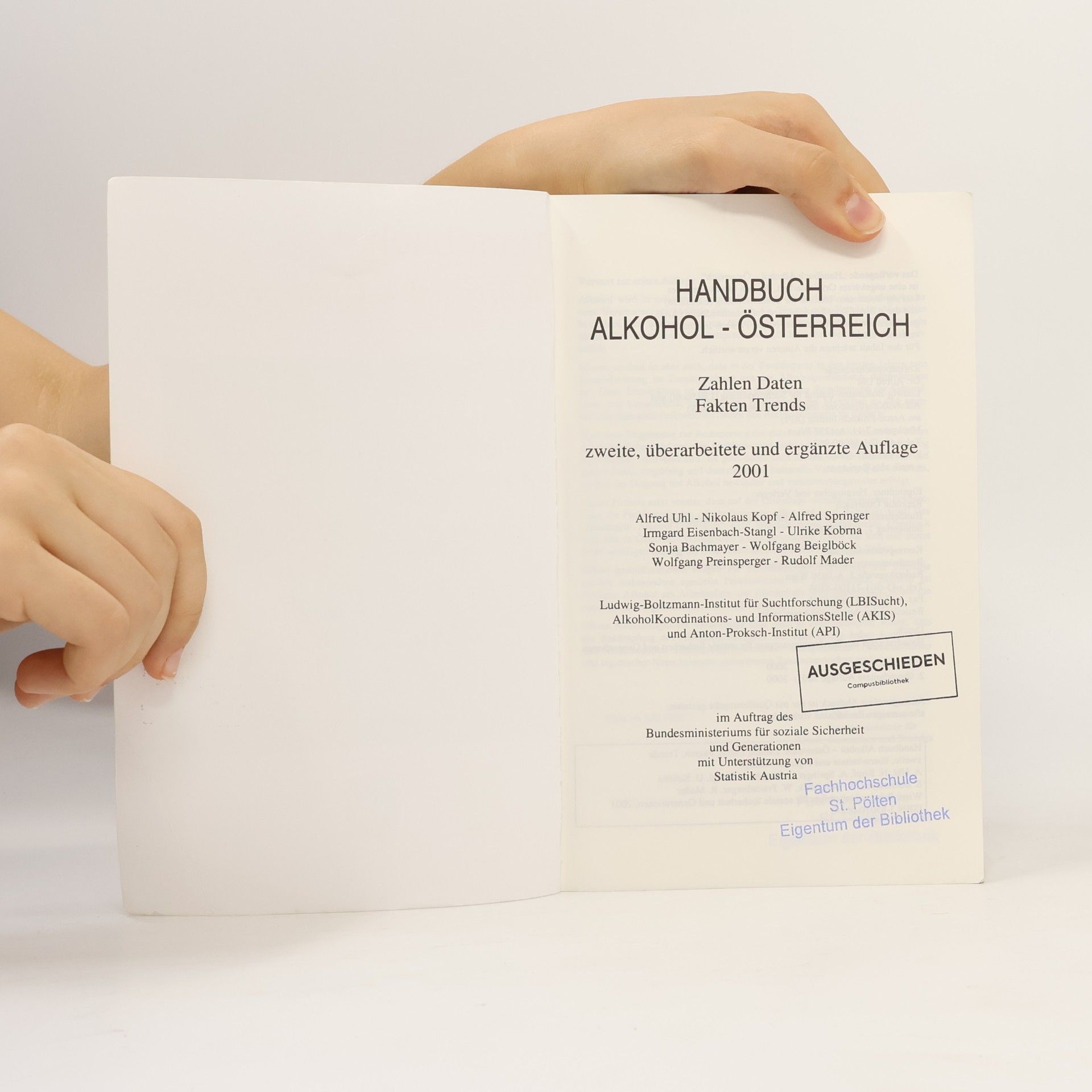 kolektiv Handbuch Alkohol. Österreich