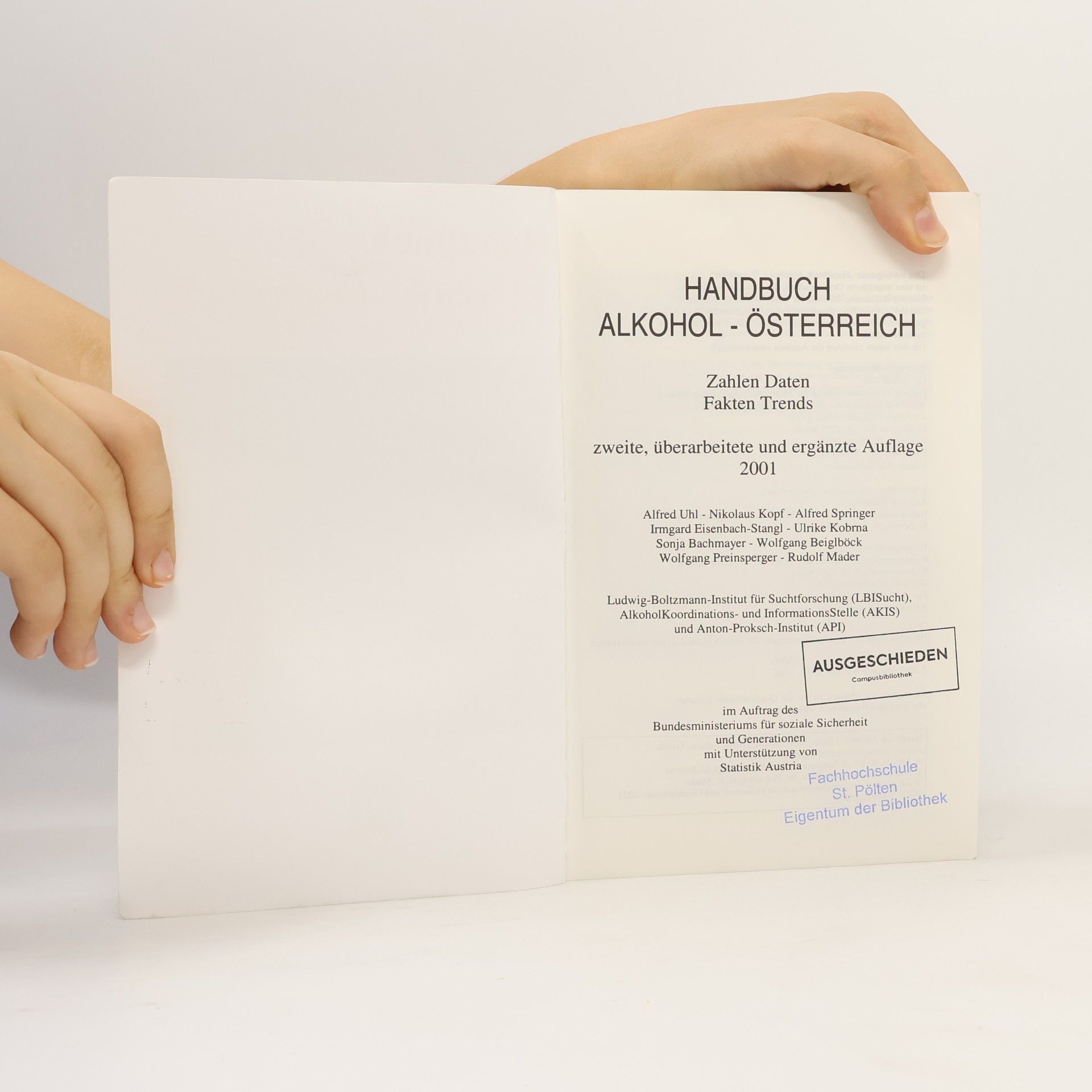 kolektiv Handbuch Alkohol. Österreich