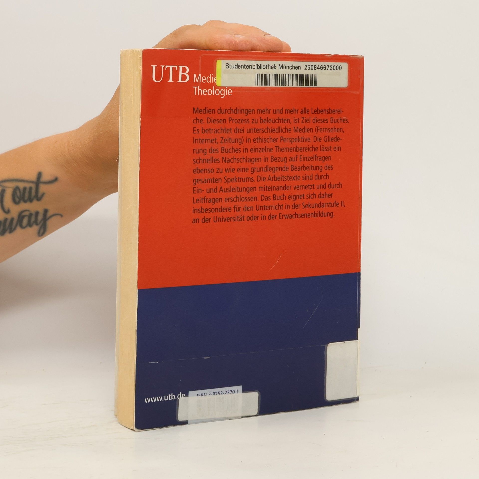 Andreas Greis Medienethik. Ein Arbeitsbuch.