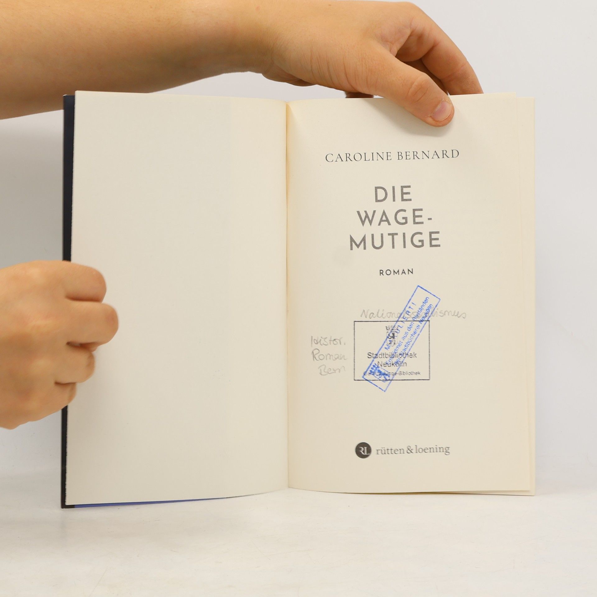 Caroline Bernard Die Wagemutige