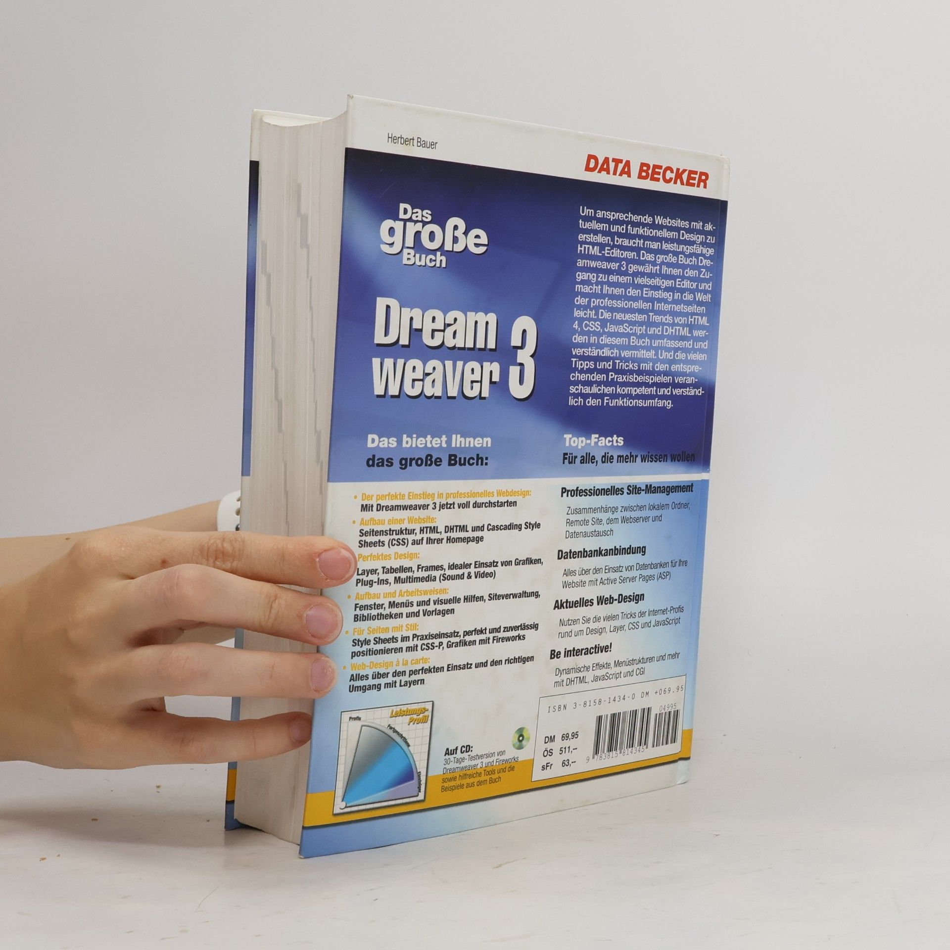 Herbert Bauer Das große Buch Dreamweaver 3
