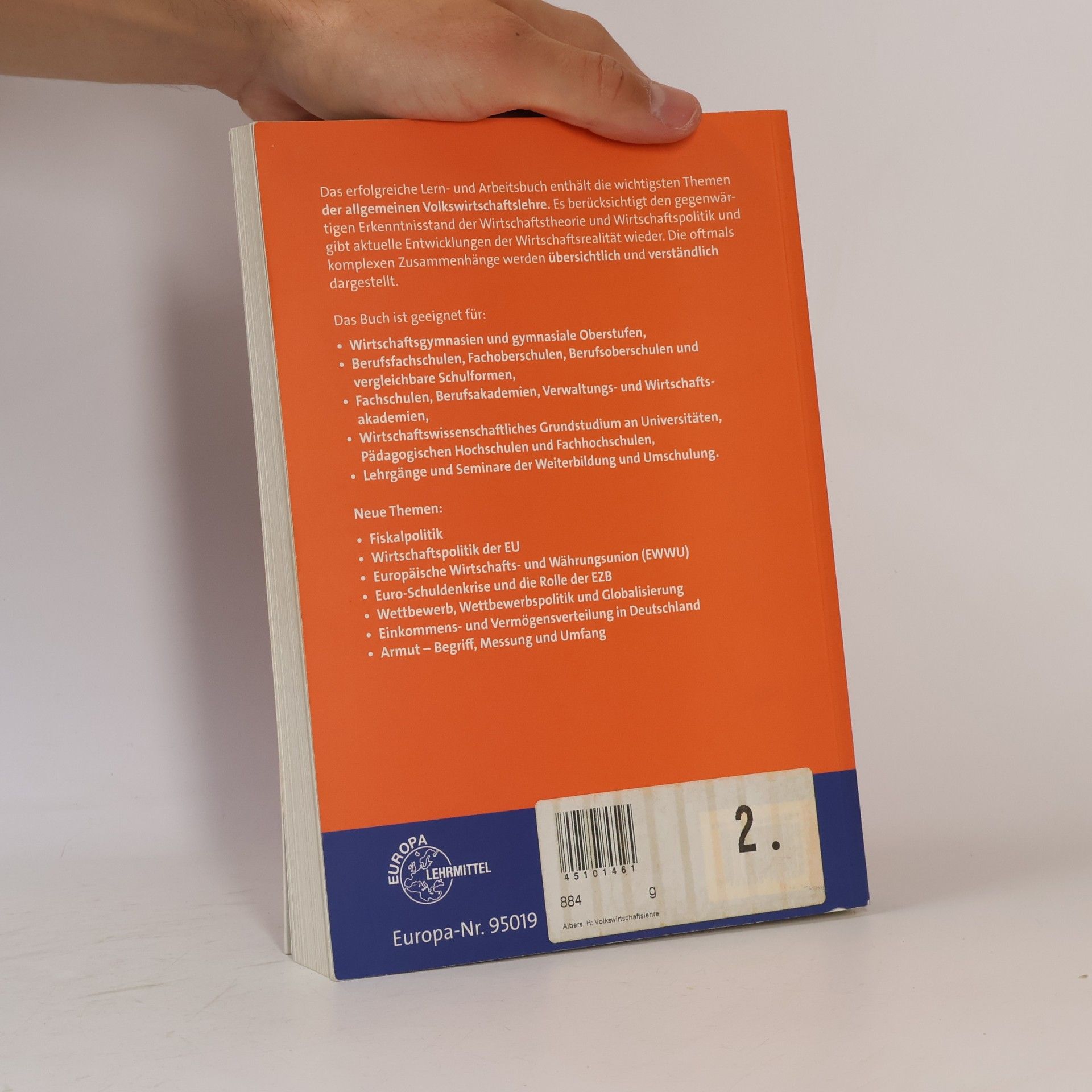 Hans-Jürgen Albers Volkswirtschaftslehre - 10. Auflage
