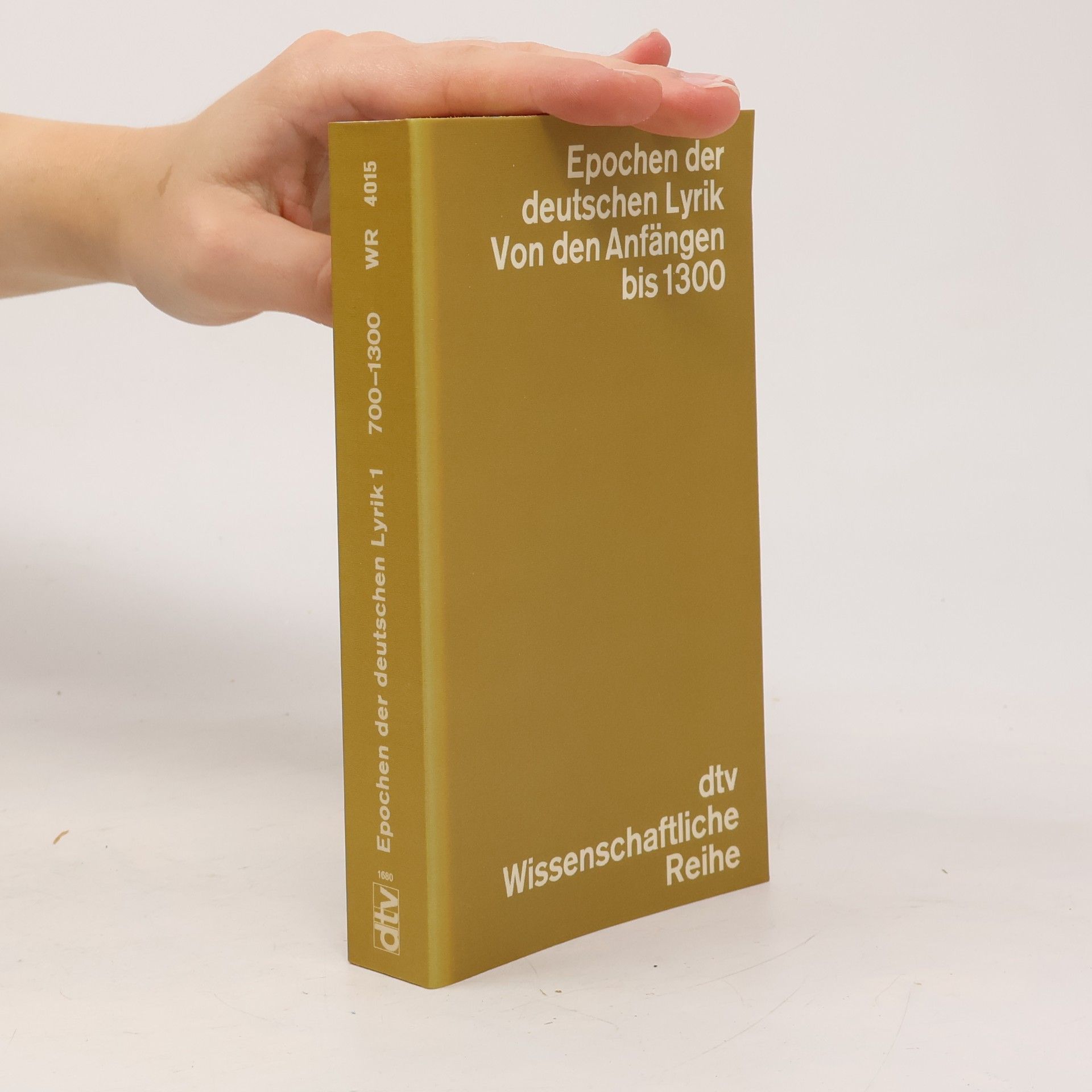 Autorenkollektiv Epochen der deutschen Lyrik 1. Von den Anfängen bis 1300