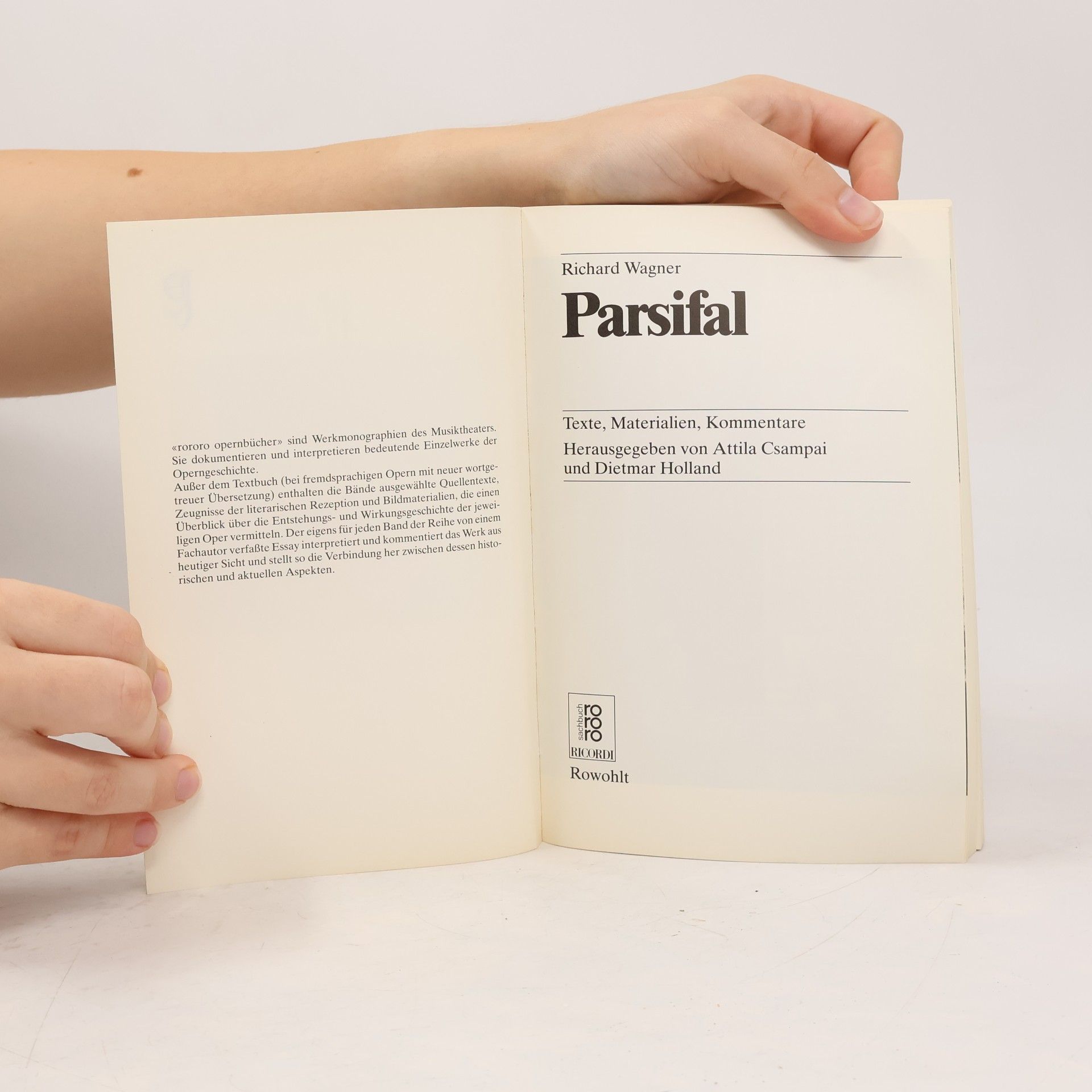 Richard Wagner Parsifal