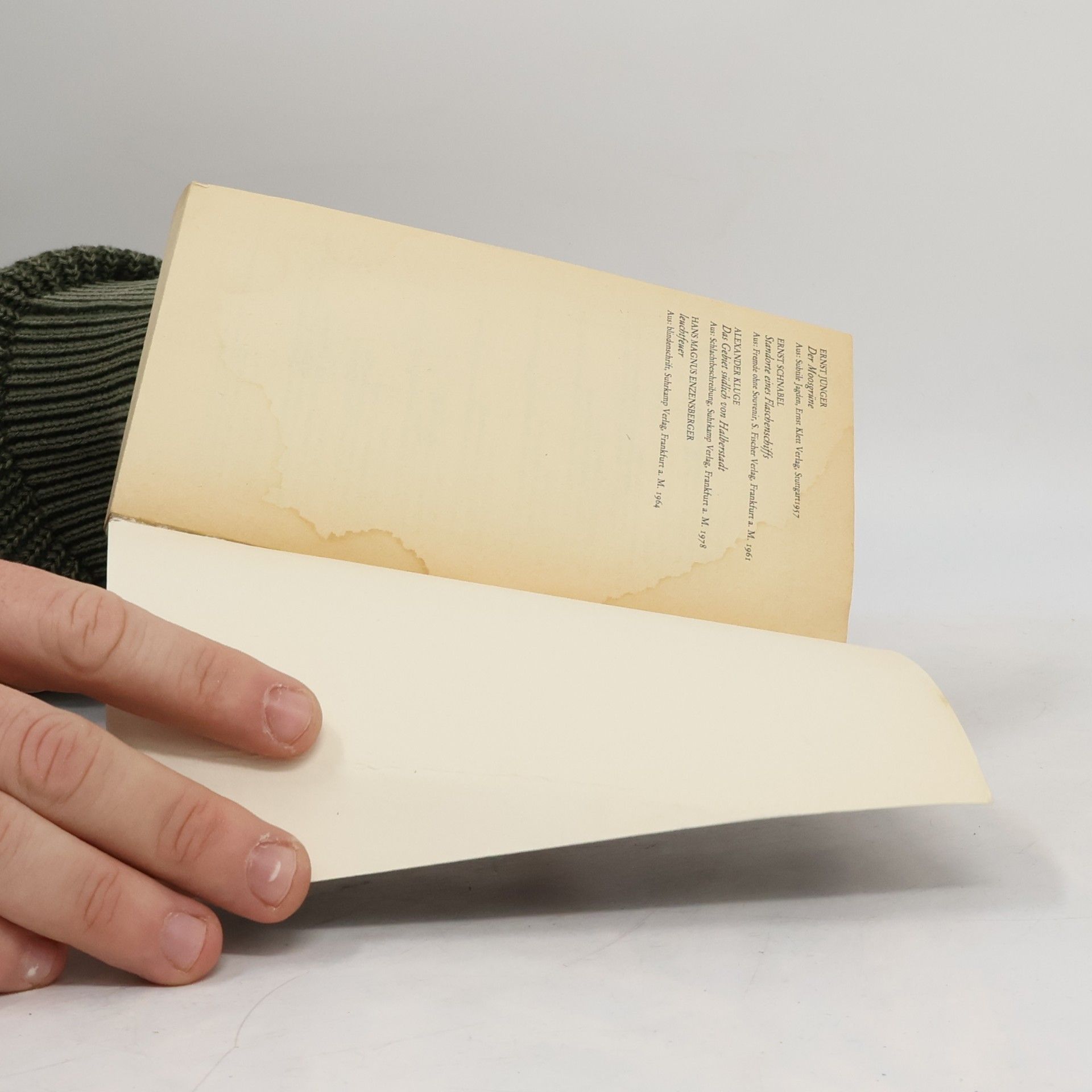 Alfred Andersch Mein Lesebuch