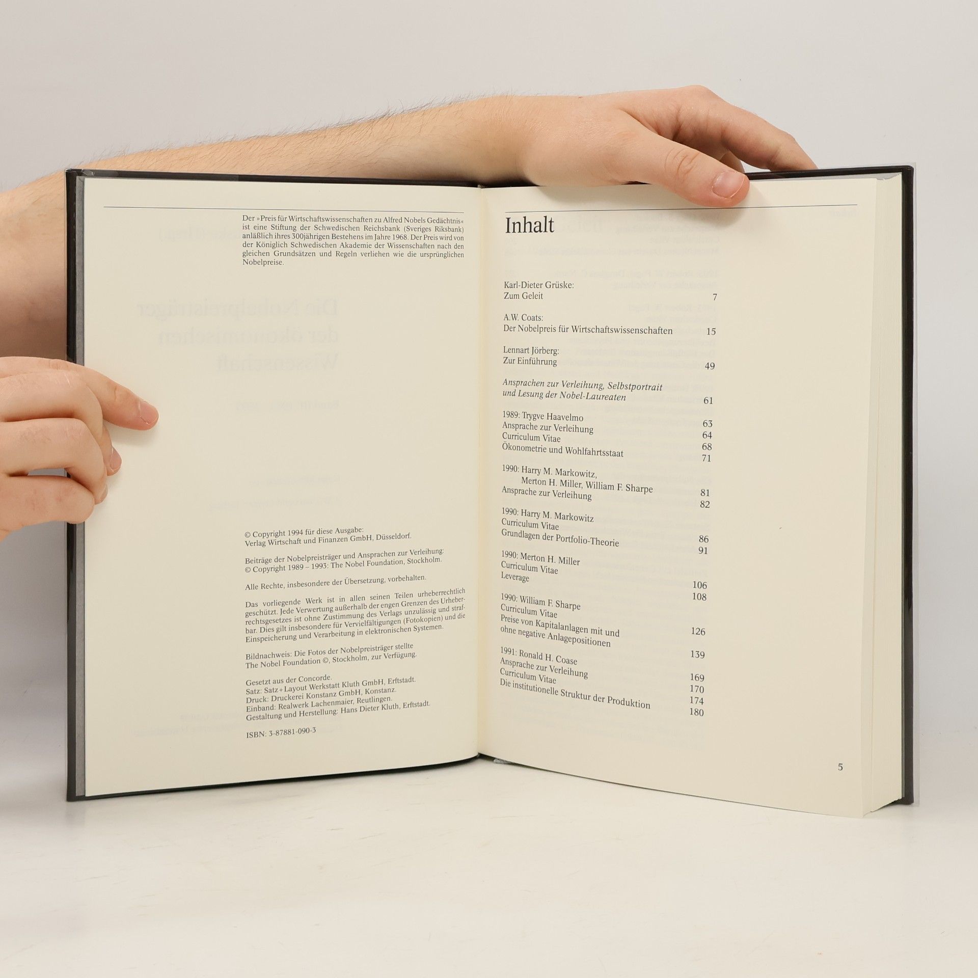 K-H Grüske Die Nobelpreisträger der ökonomischen Wissenschaft - 3: 1989-1993