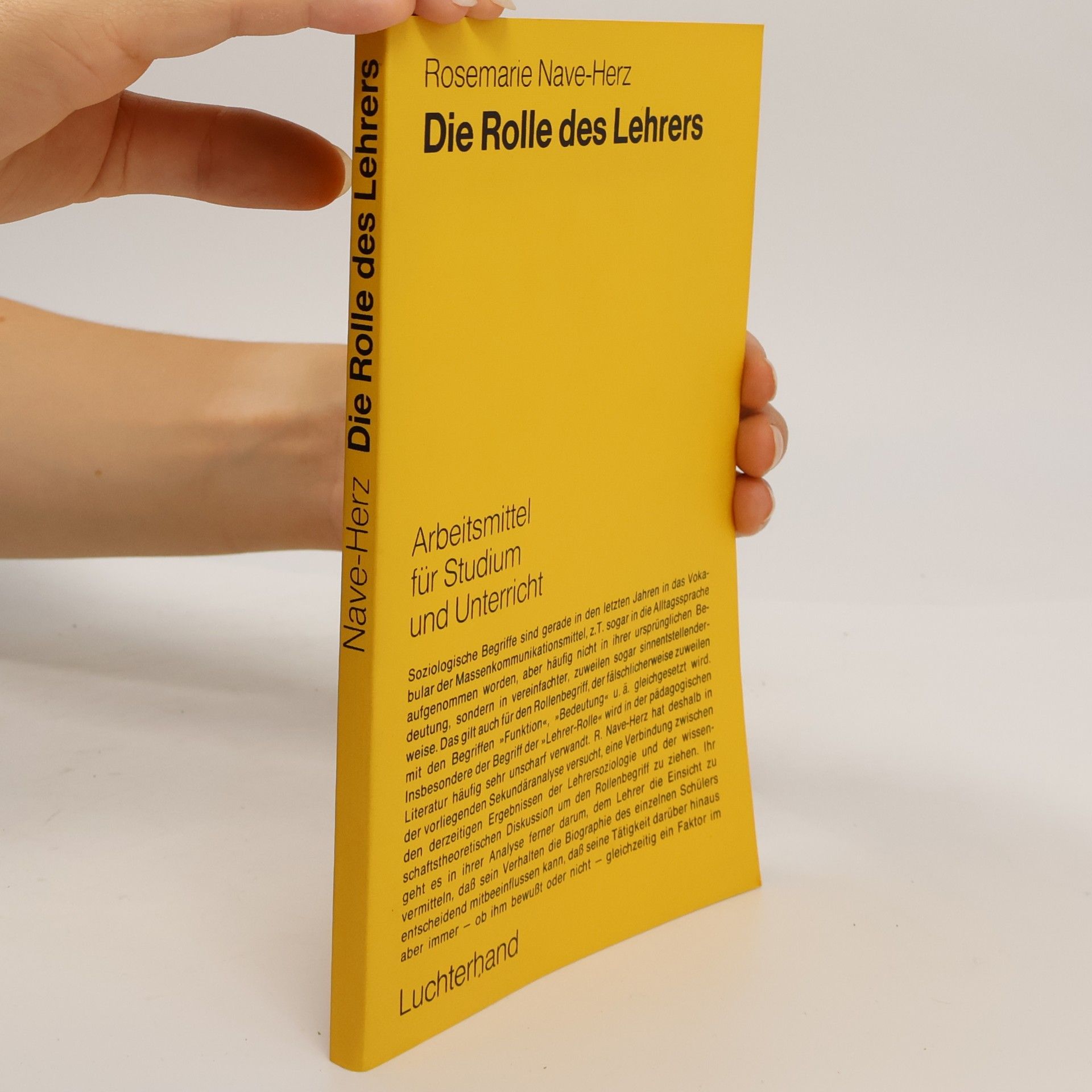 Die Rolle des Lehrers