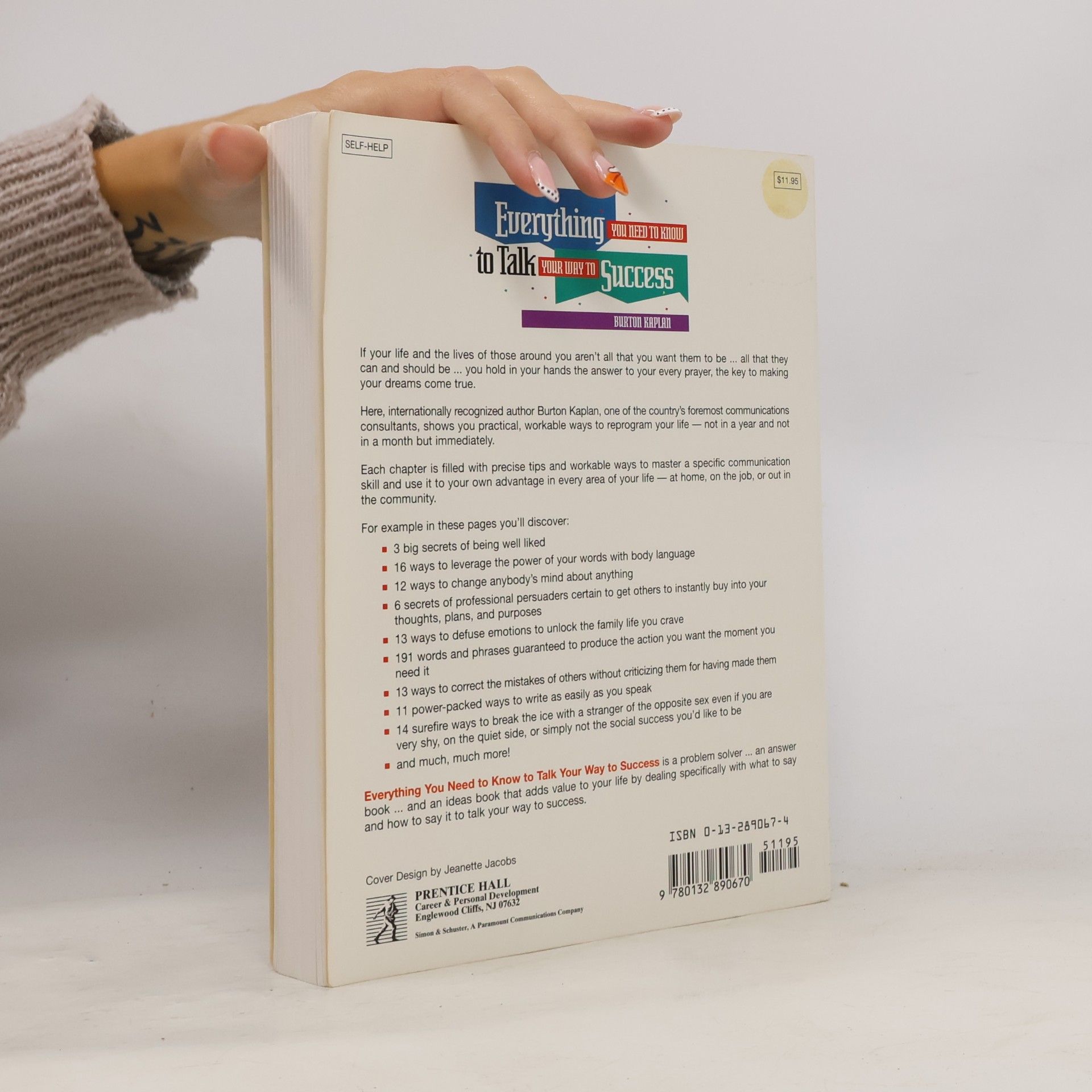 Burton Kaplan Everything You Need to Know to Talk Your Way to Success