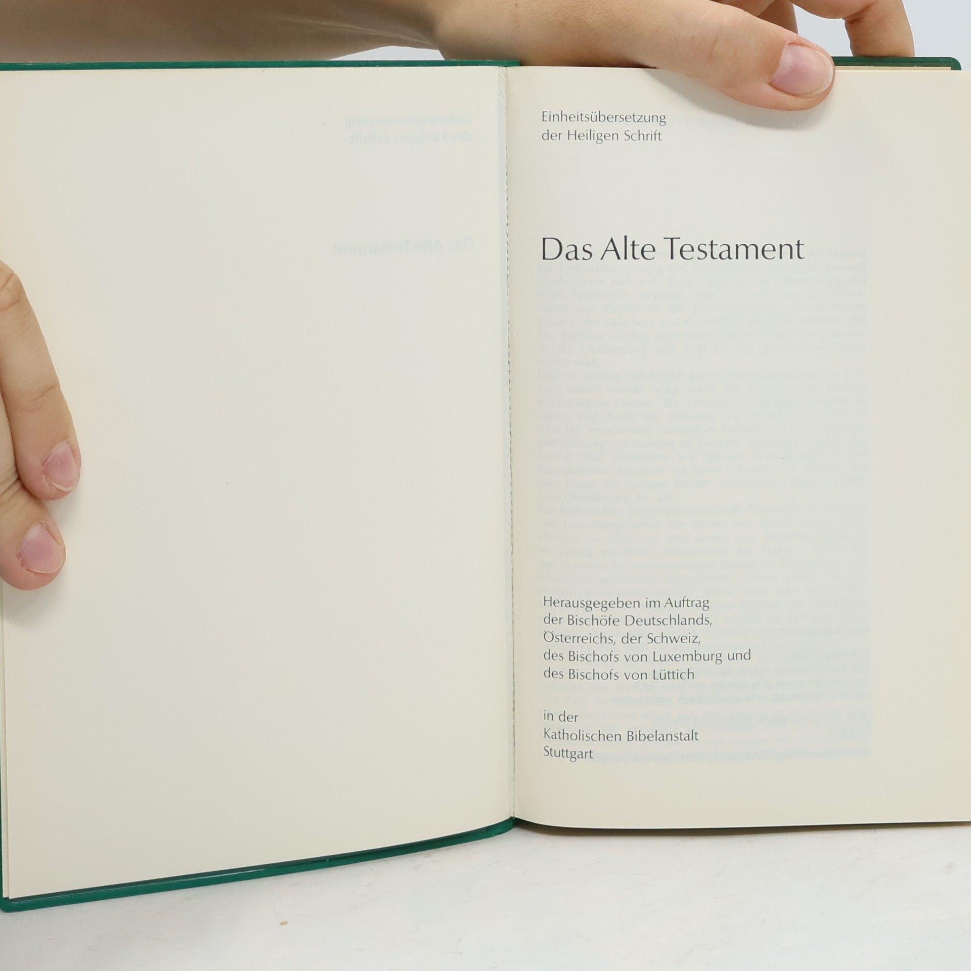Heiligen Schrift Das Alte Testament