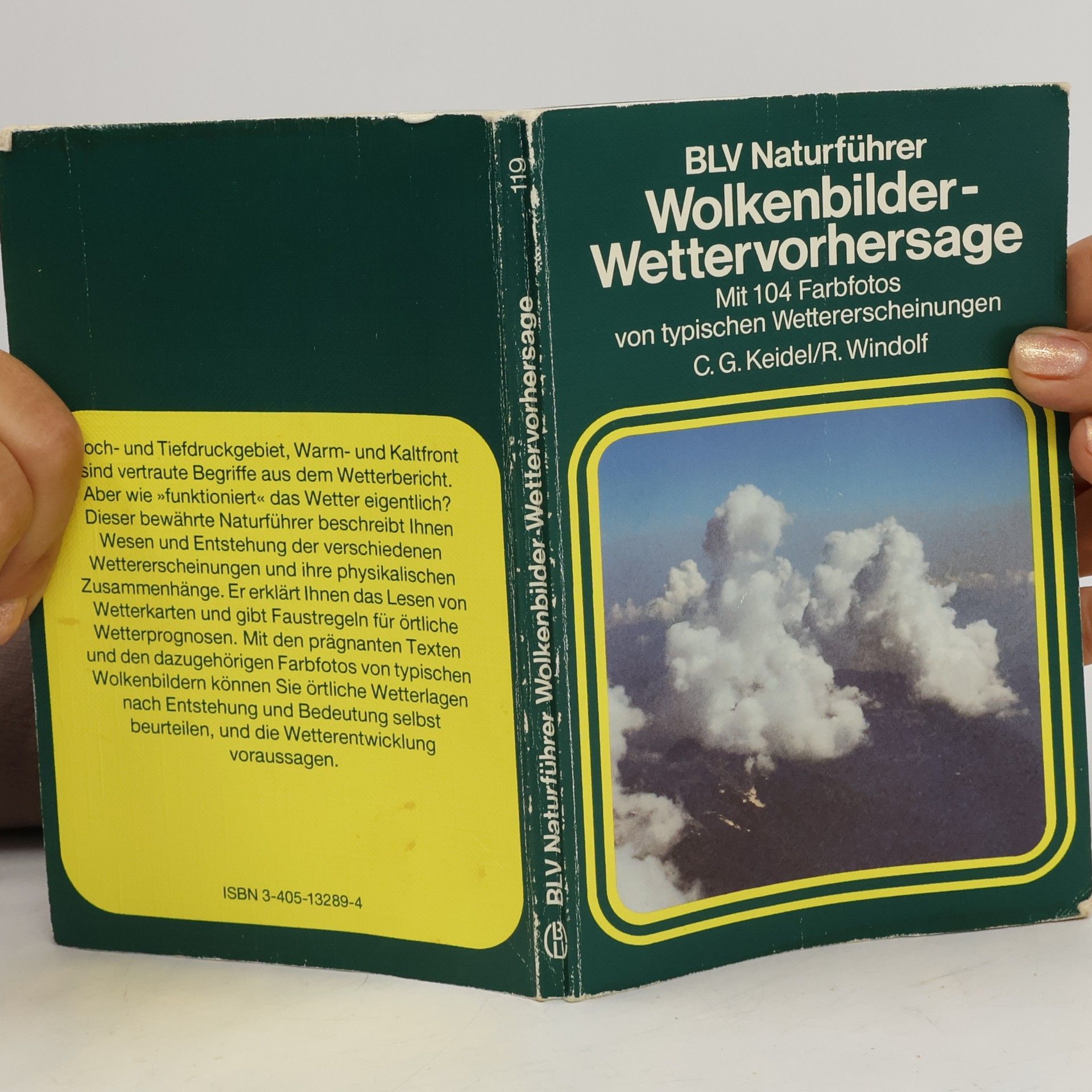 Claus G. Keidel BLV Naturführer - 119: Wolkenbilder - Wettervorhersage