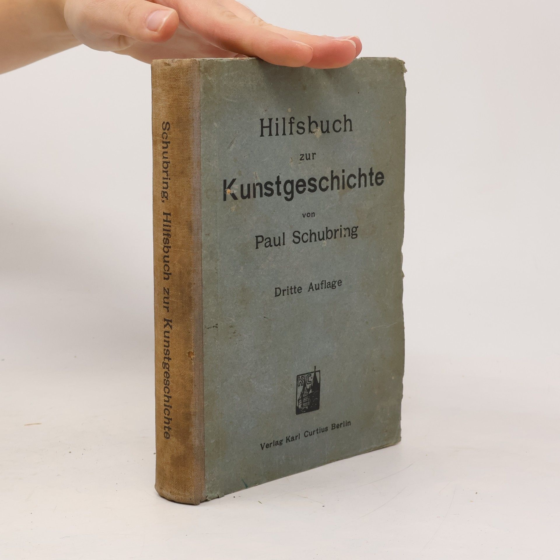 Paul Schubring Hilfsbuch zur Kunstgeschichte
