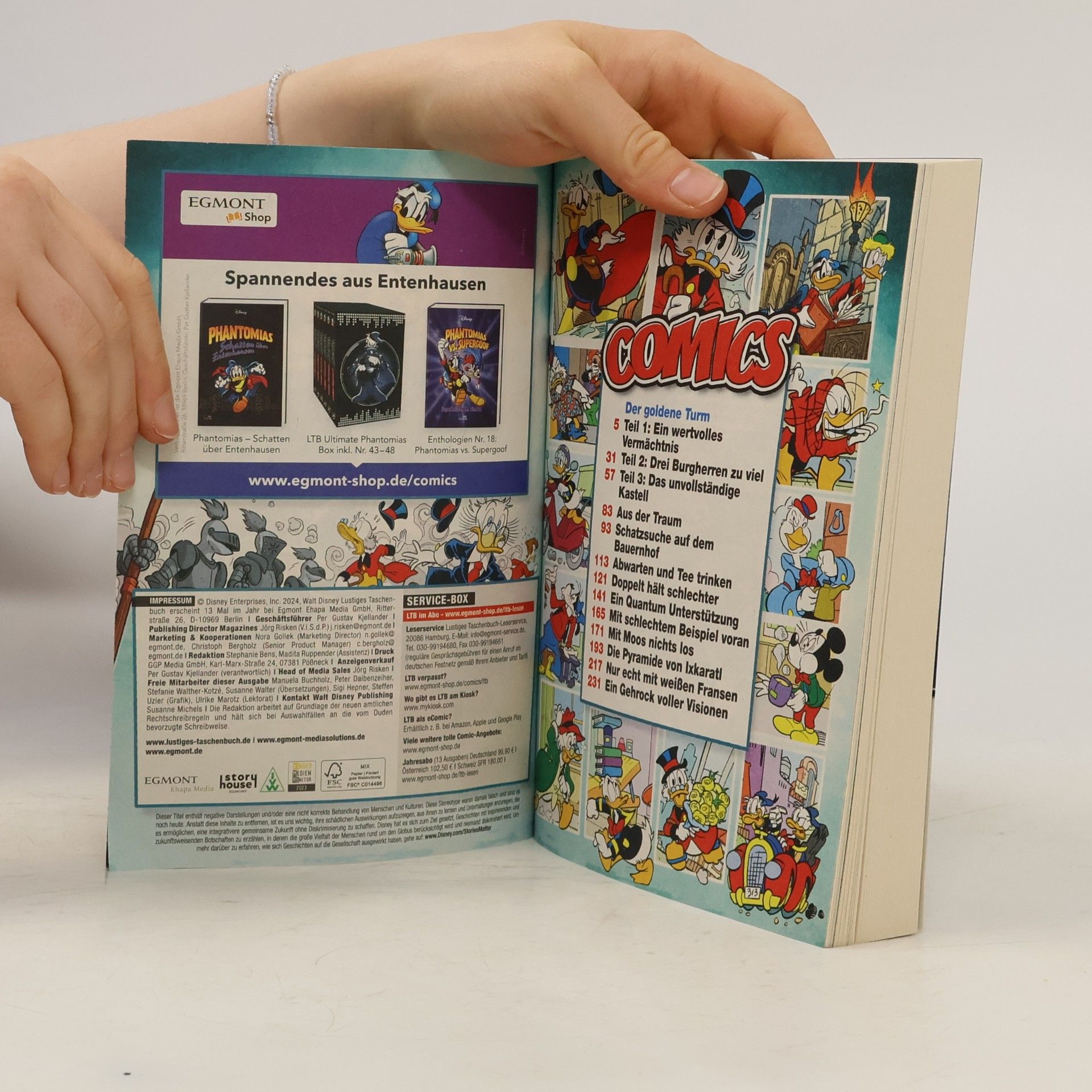 Walt Disney Lustiges Taschenbuch 582. Der goldene Turm