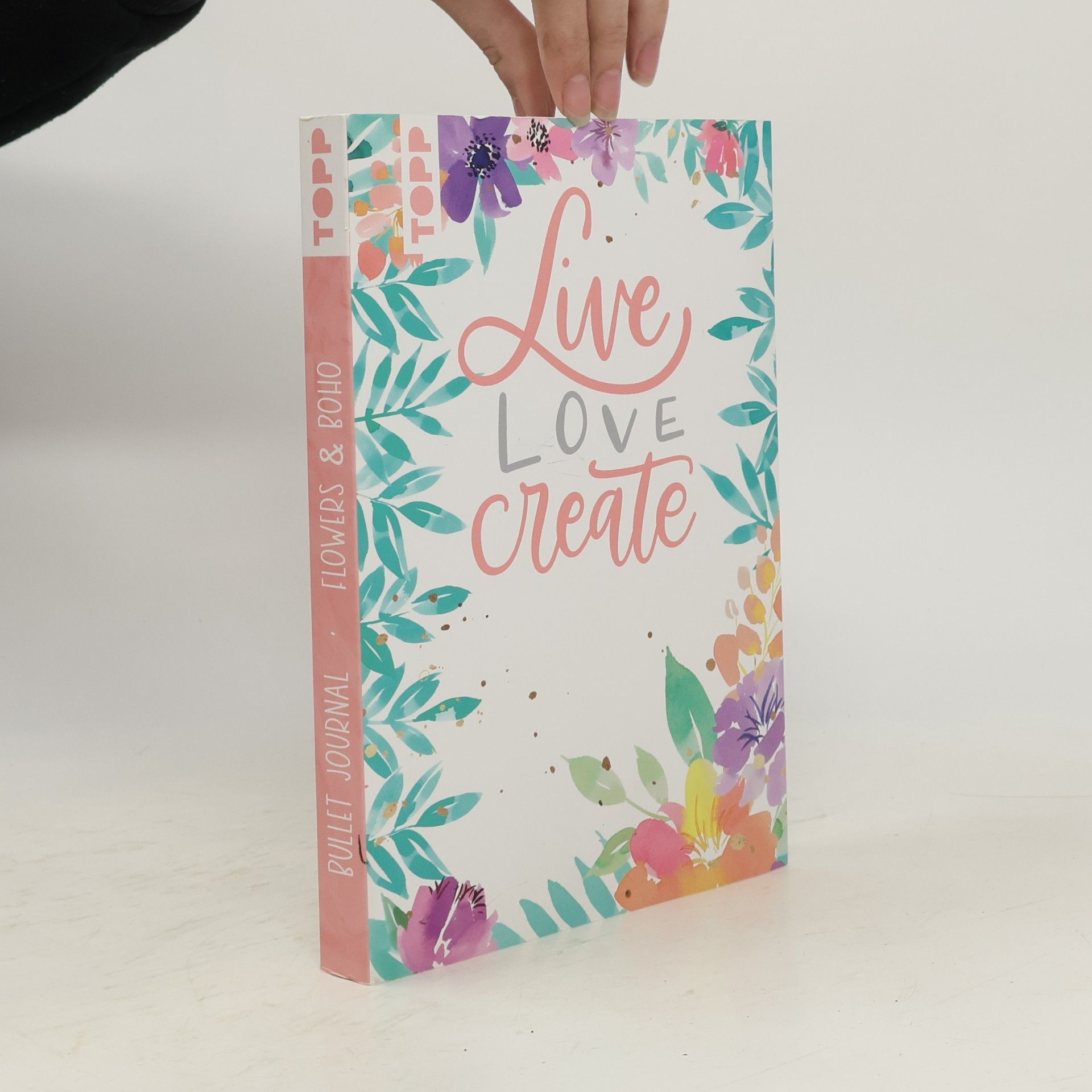 Bullet Journal Lovely Pastell Flowers & Boho - Live, Love, Create