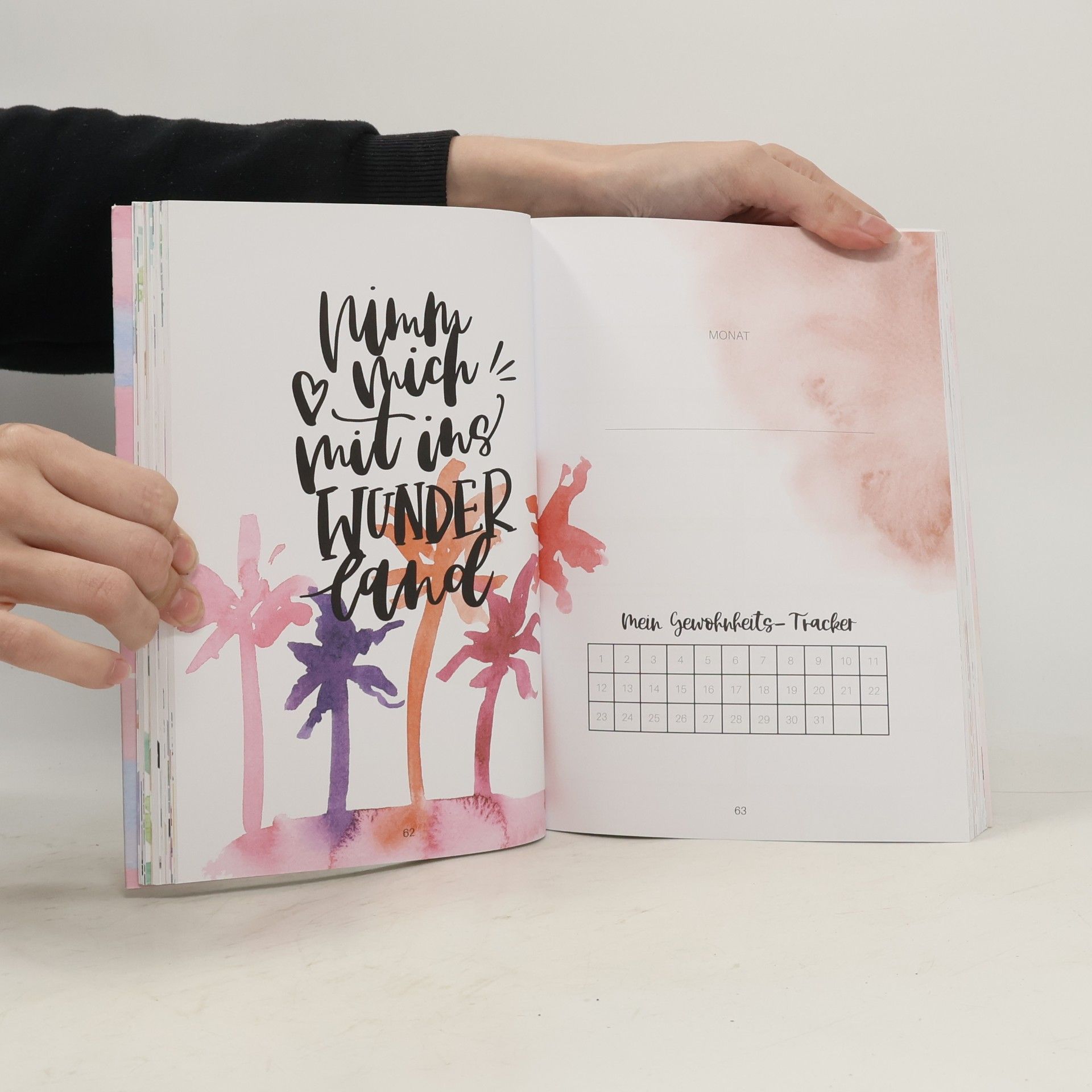 Christin Stapff Bullet Journal Lovely Pastell Flowers & Boho - Live, Love, Create