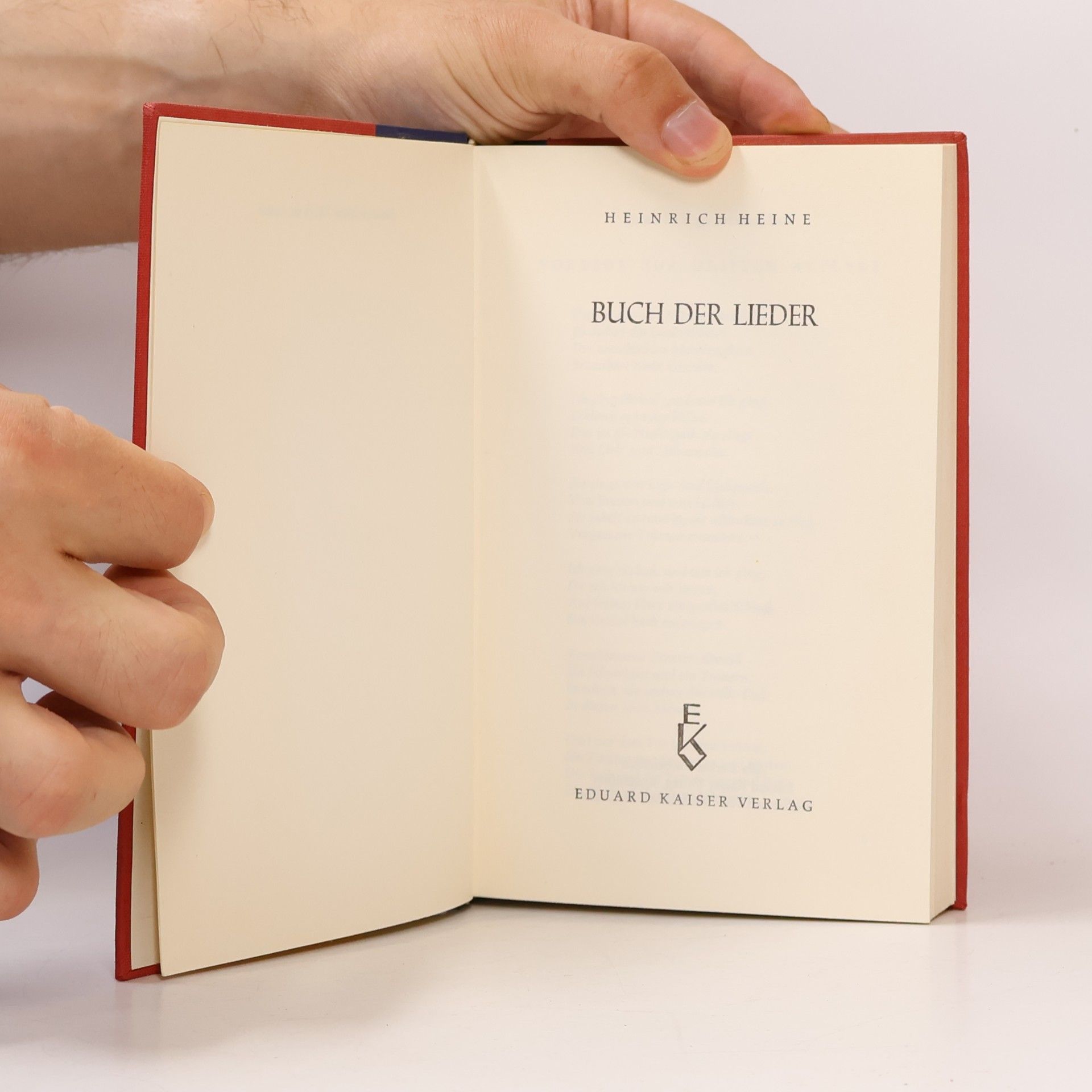 Heinrich Heine Buch der Lieder