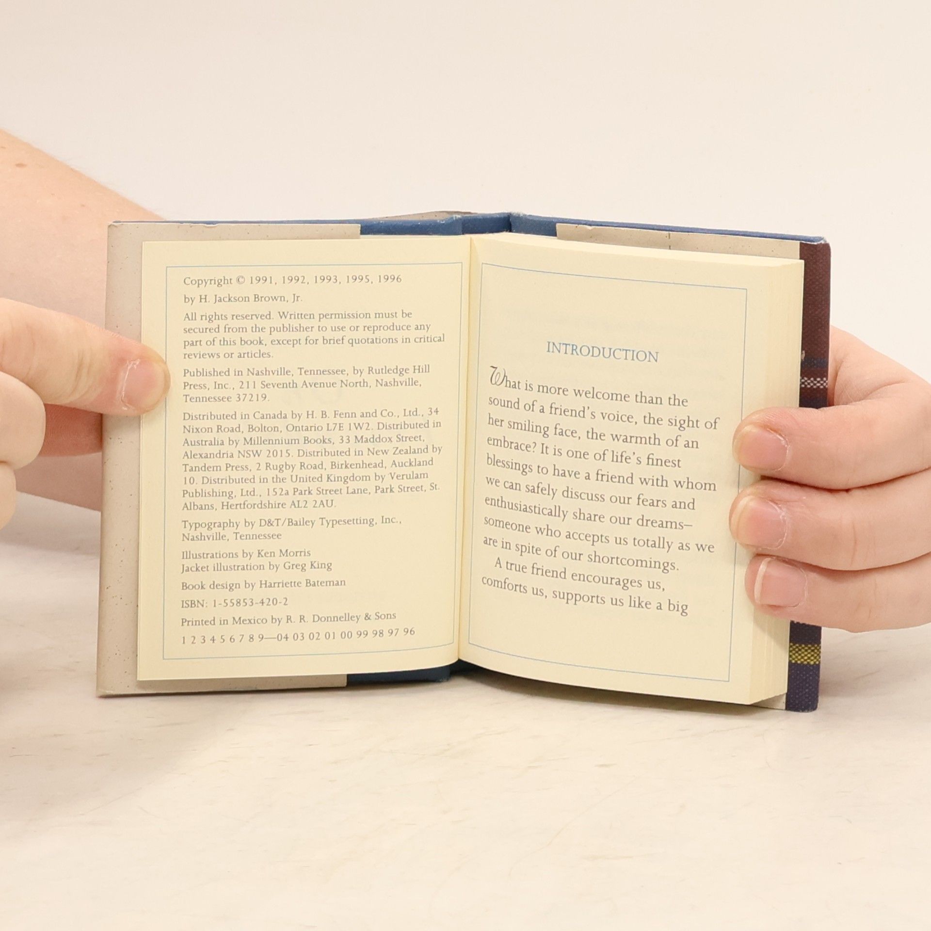 H. Jackson Jr. Brown Life's Little Treasure Book on Friendship
