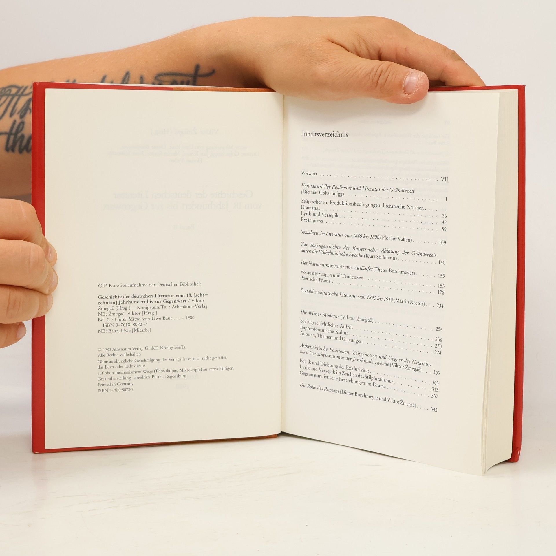 Viktor Žmegač Geschichte der deutschen Literatur vom 18. Jahrhundert bis zur Gegenwart