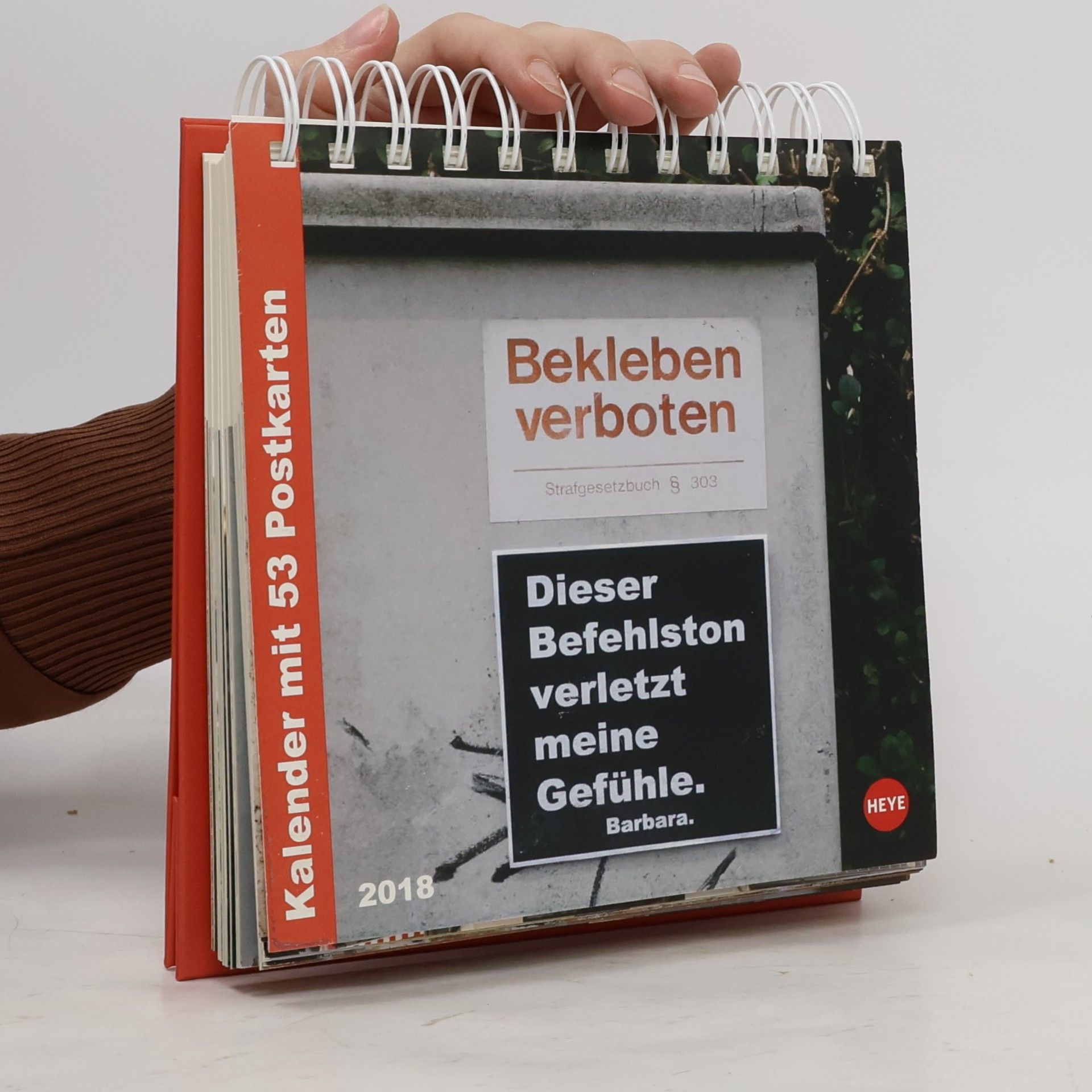 Collectif d'auteurs Barbara. Bekleben verboten Aufstell-Postkartenkalender - Kalender 2018