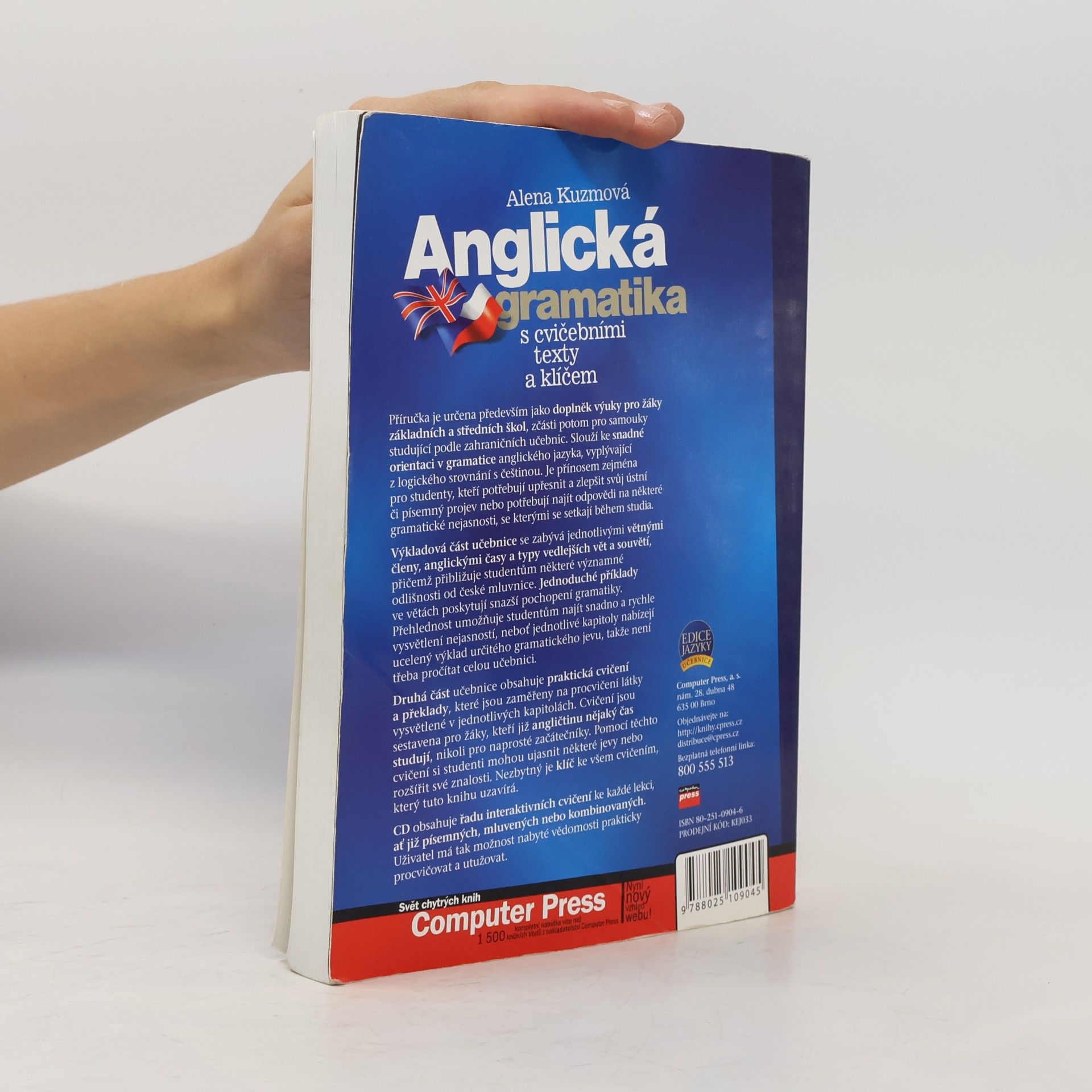 Alena Kuzmová Anglická gramatika : s cvičebními texty a klíčem