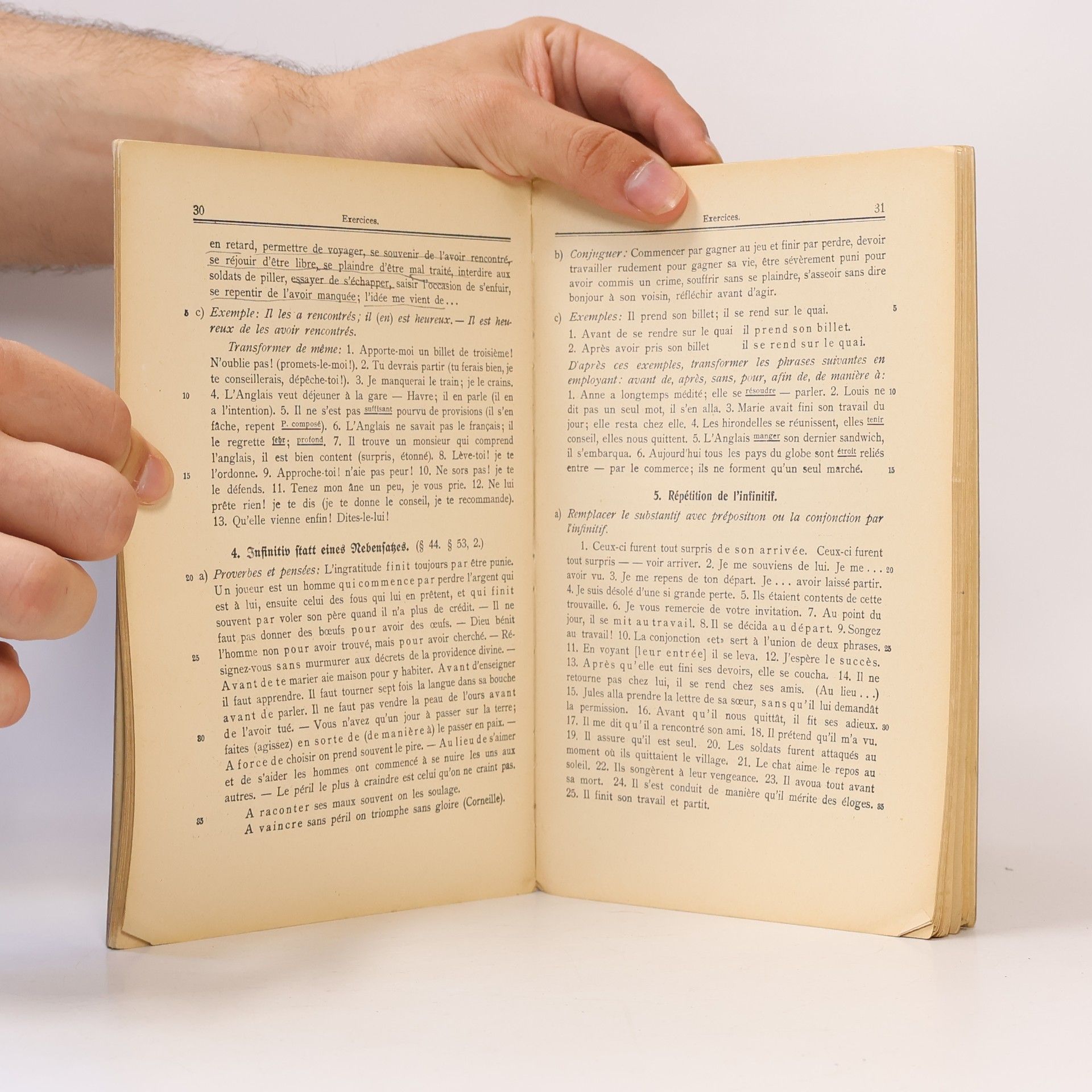 August Grund Übungsbuch zum französischen Lesebuch für die Mittelstufe