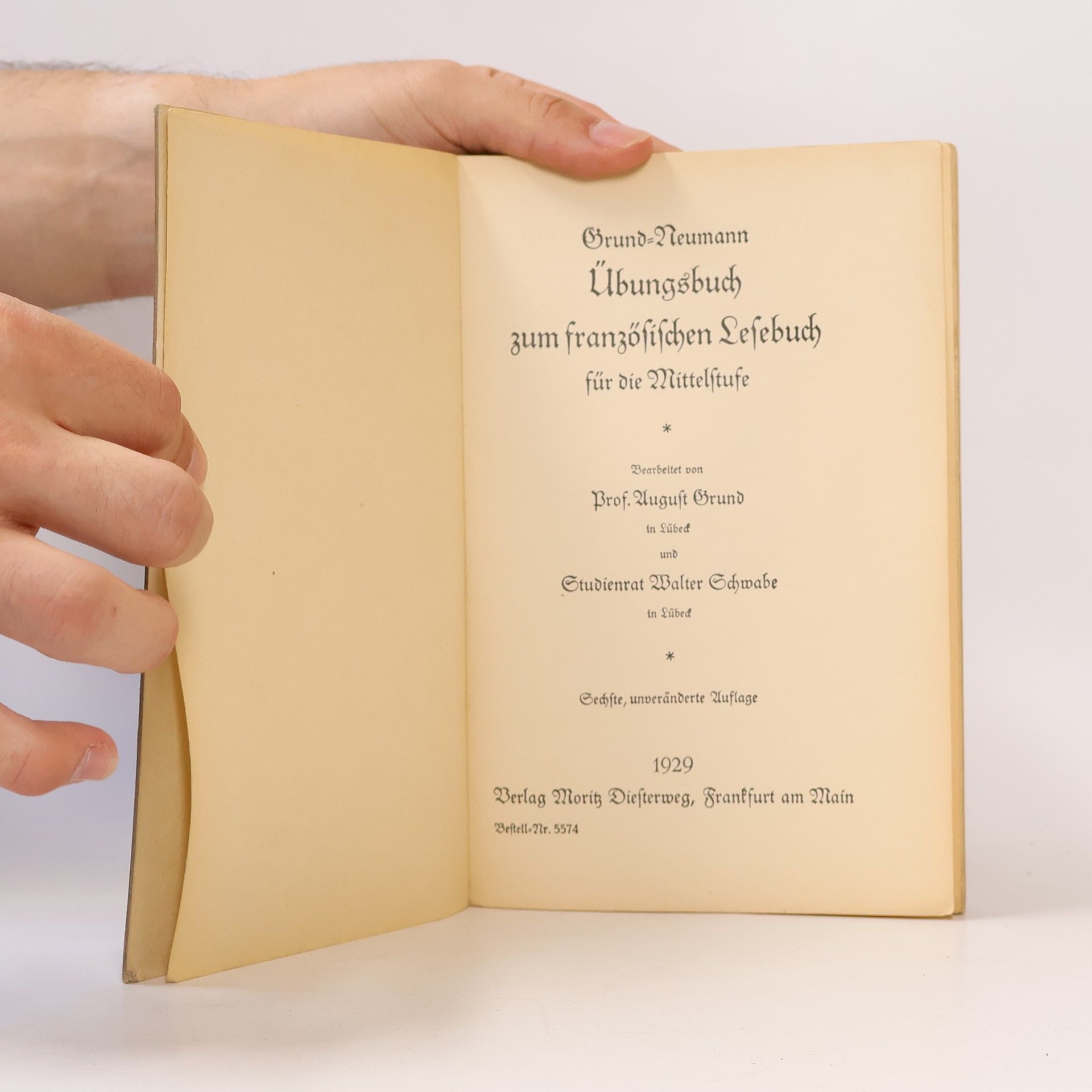 August Grund Übungsbuch zum französischen Lesebuch für die Mittelstufe