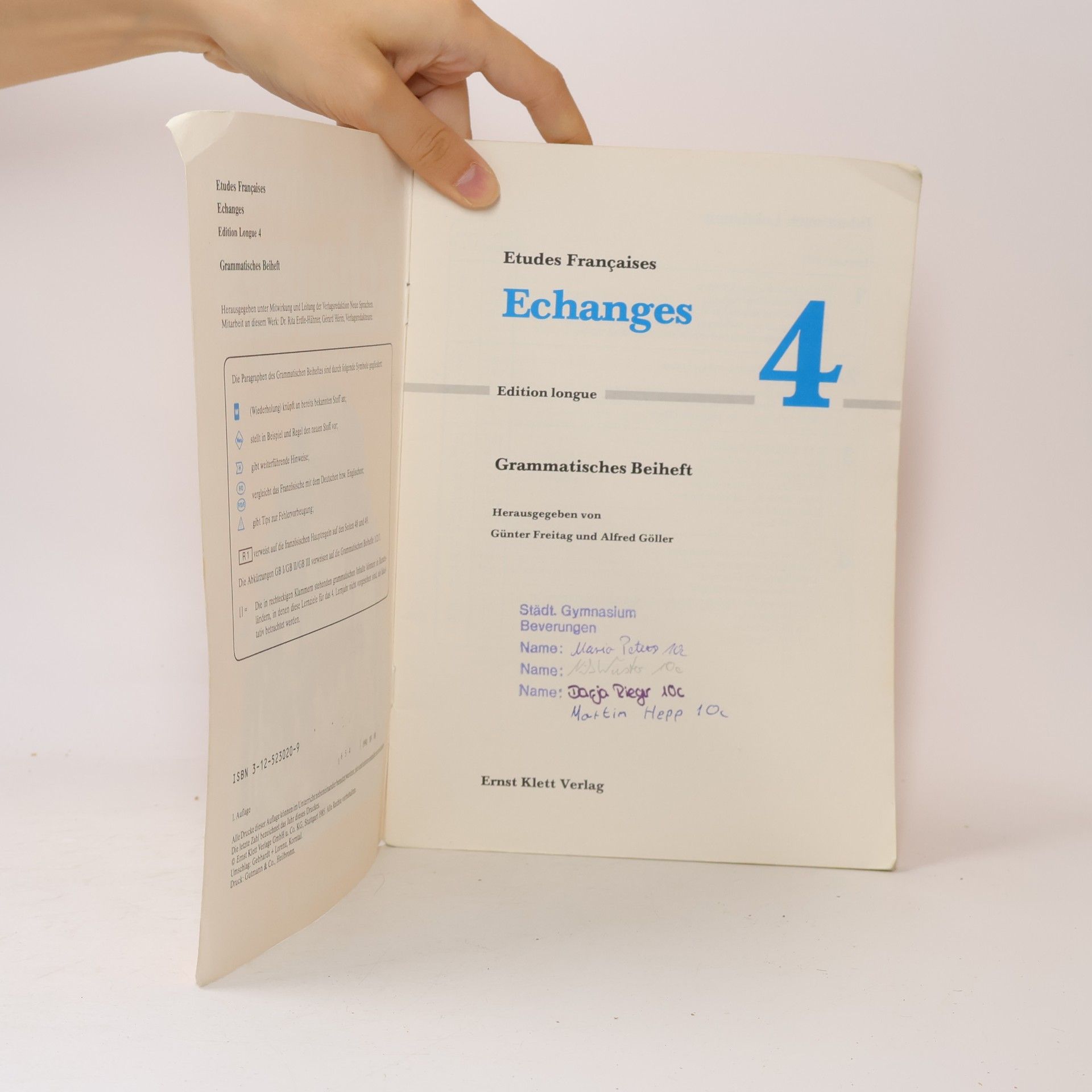 Etudes françaises, échanges