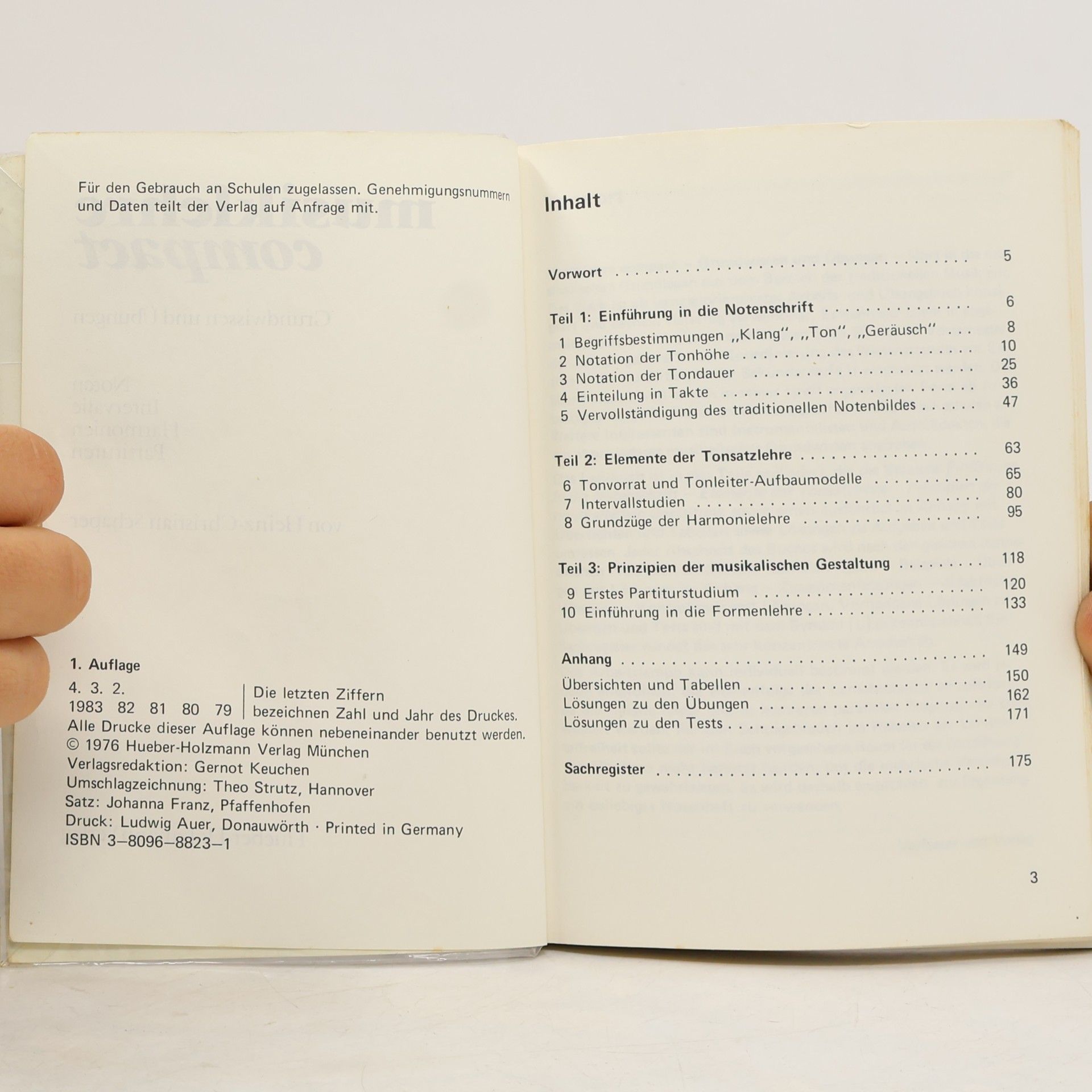 Heinz-Christian Schaper Musiklehre compact