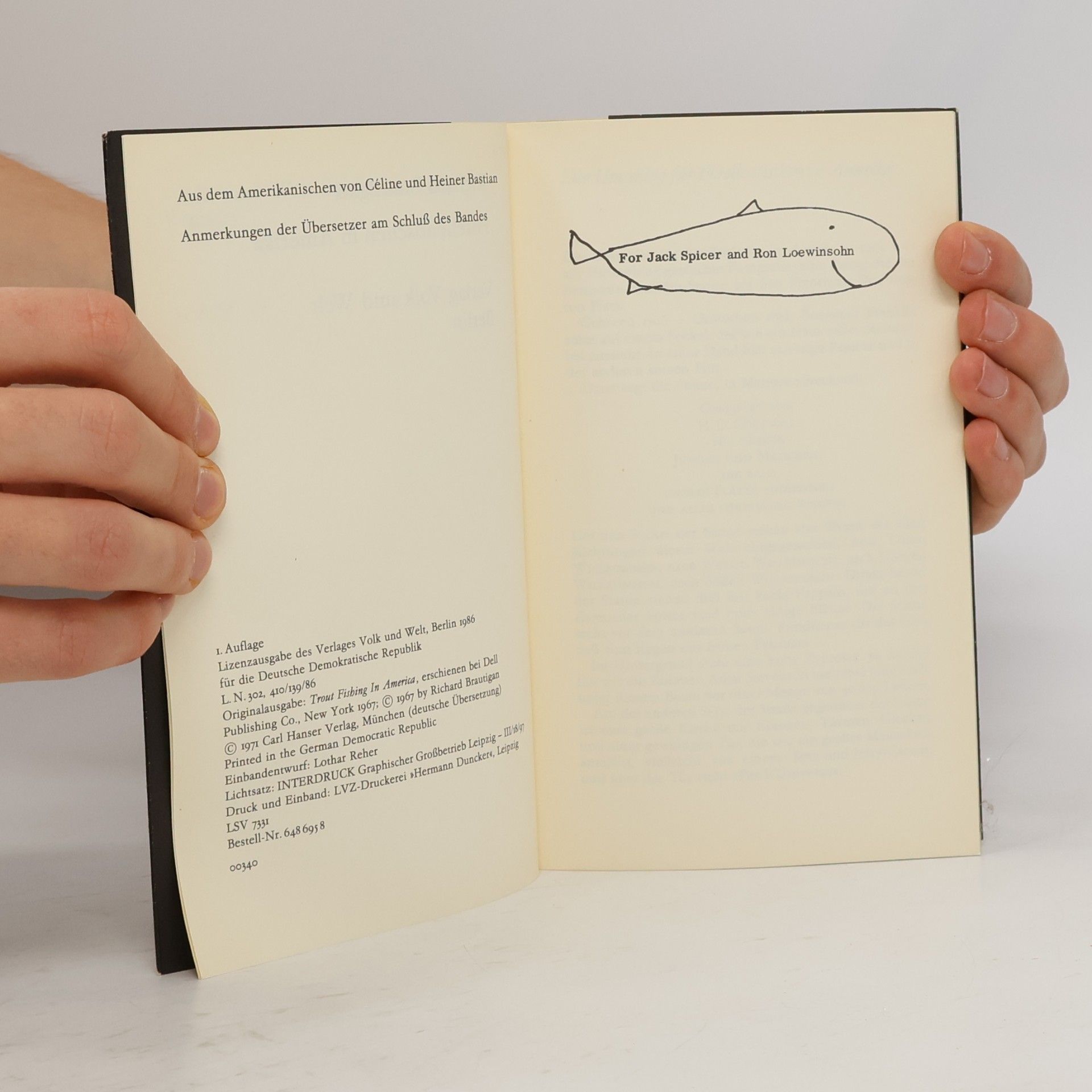 Richard Brautigan Forellenfischen in Amerika