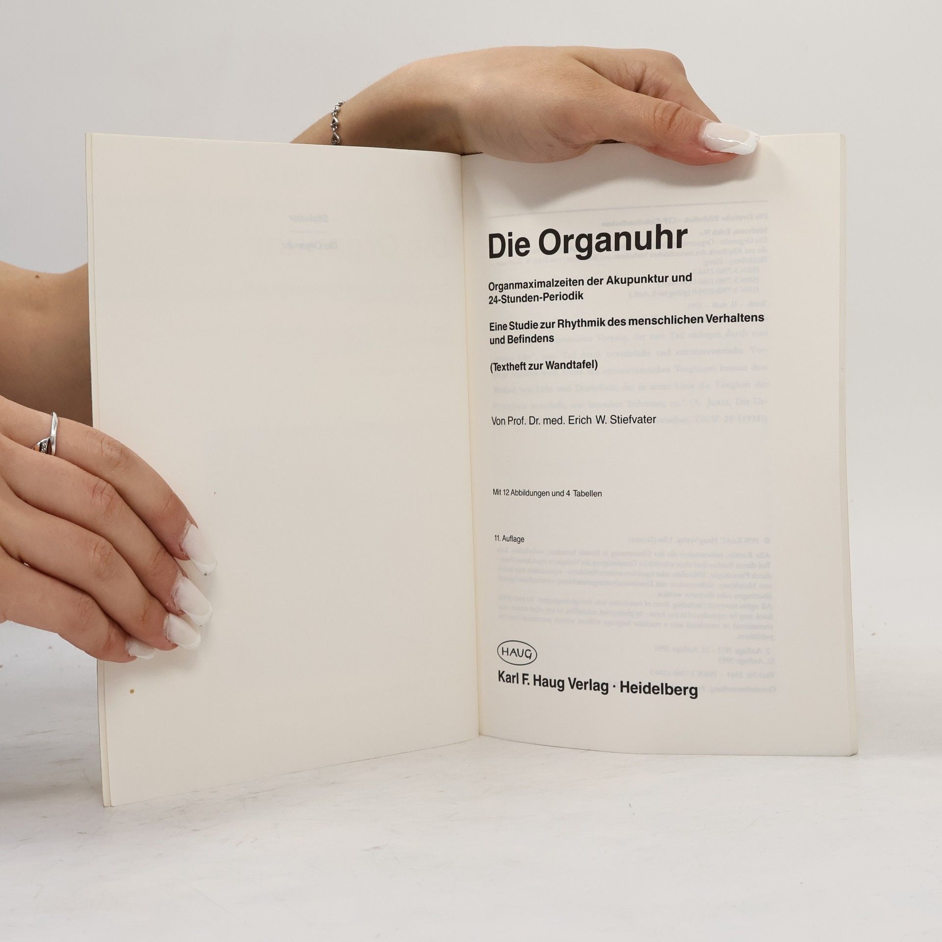 Erich W. Stiefvater Die Organuhr