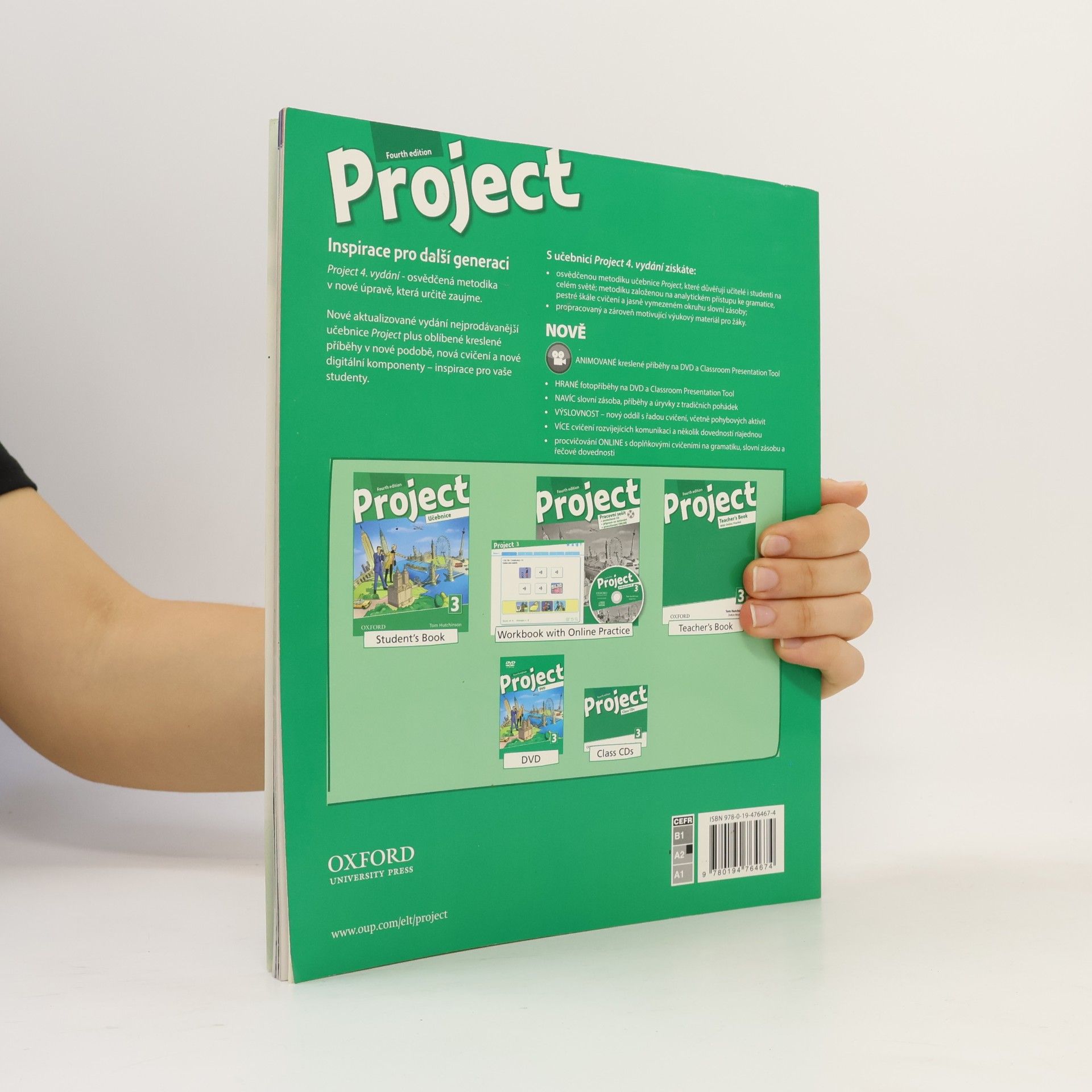 Tom Hutchinson Project 3 : fourth edition. Učebnice