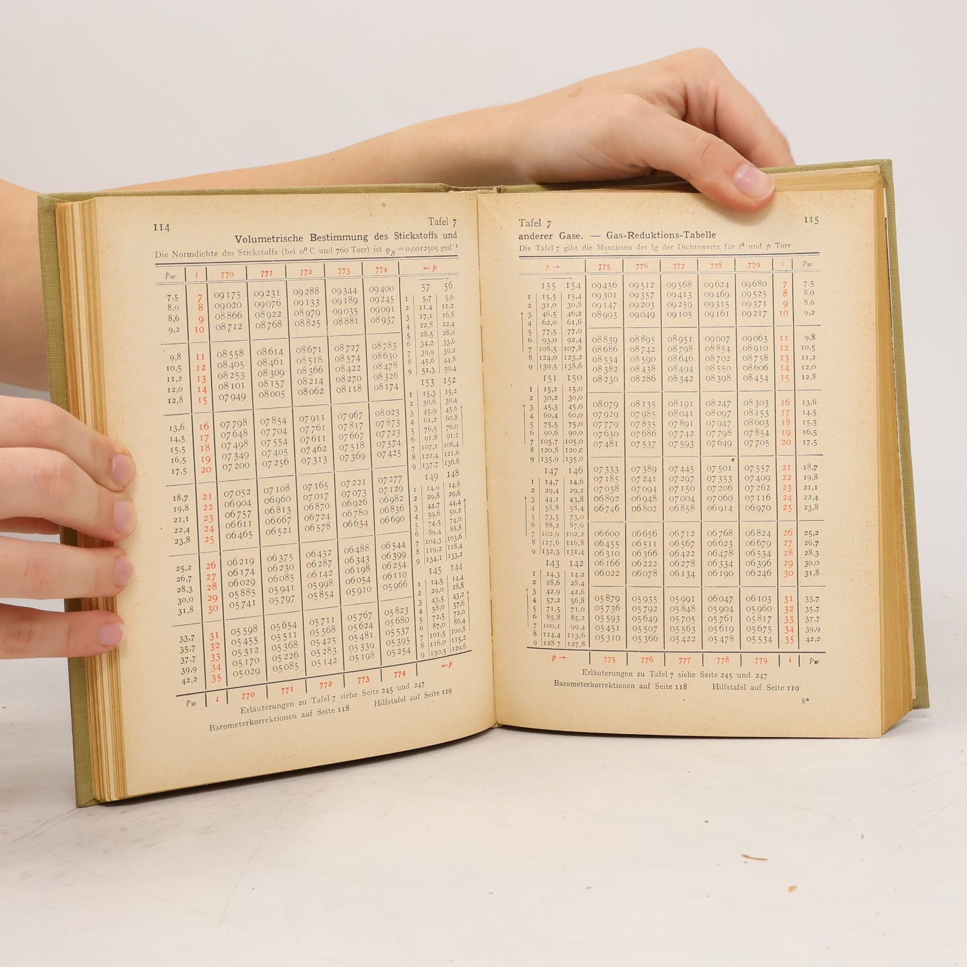 Alfred Thiel Logarithmische Rechentafeln für Chemiker, Pharmazeuten, Mediziner und Physiker